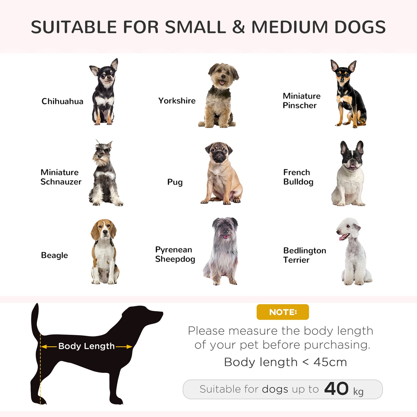 PawHut Elevated Dog Sofa Bed with Cushion for Medium and Small Dogs Grey