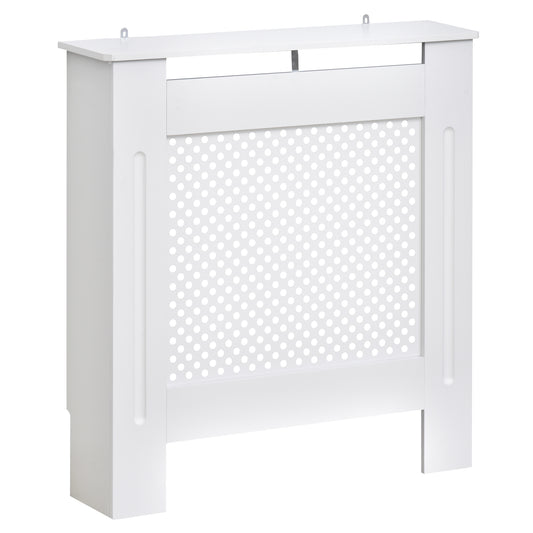 HOMCOM Small MDF Wood Radiator Cover White