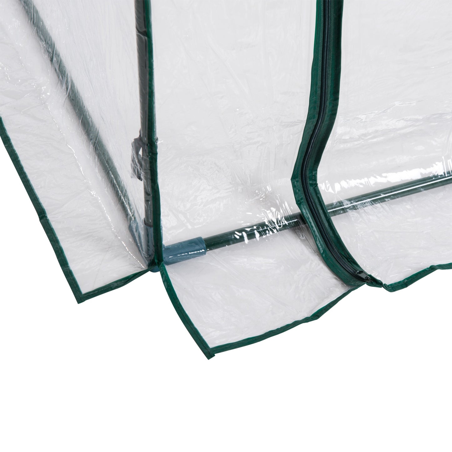 Outsunny PVC Transparent Greenhouse, Steel Frame, S size