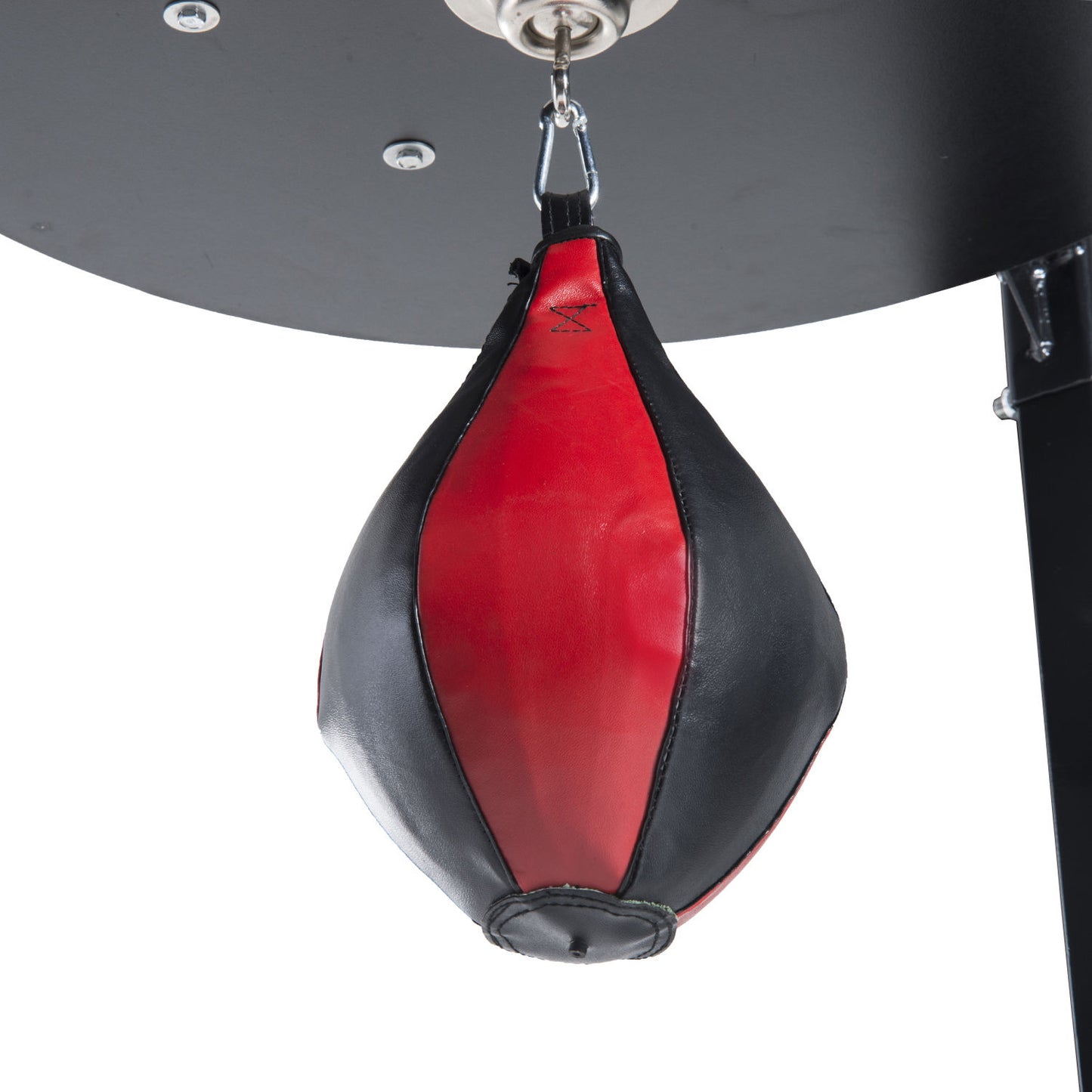 HOMCOM Punching Boxing Speed Bag Boxing Workout Platform-Red/Black