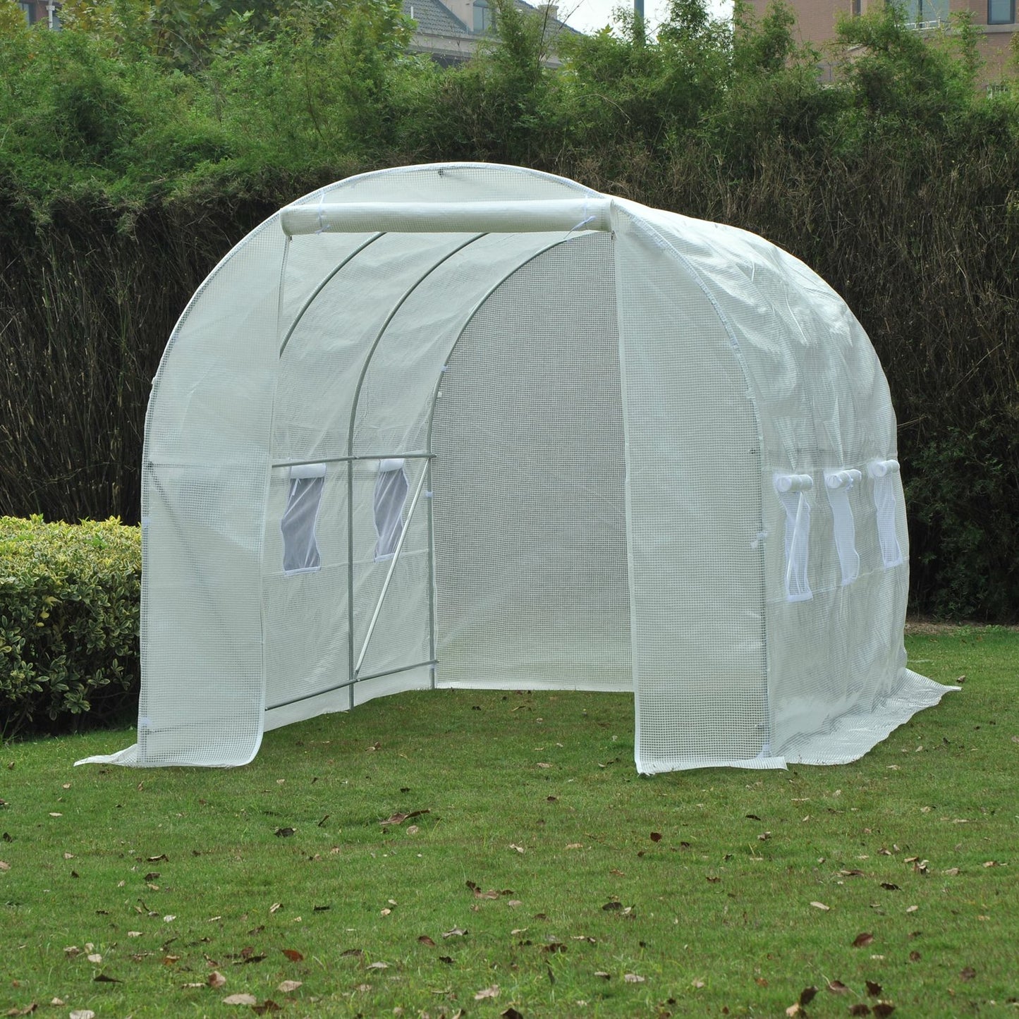 Outsunny 3.5 L x 2 W x 2H m Walk-in Greenhouse-White