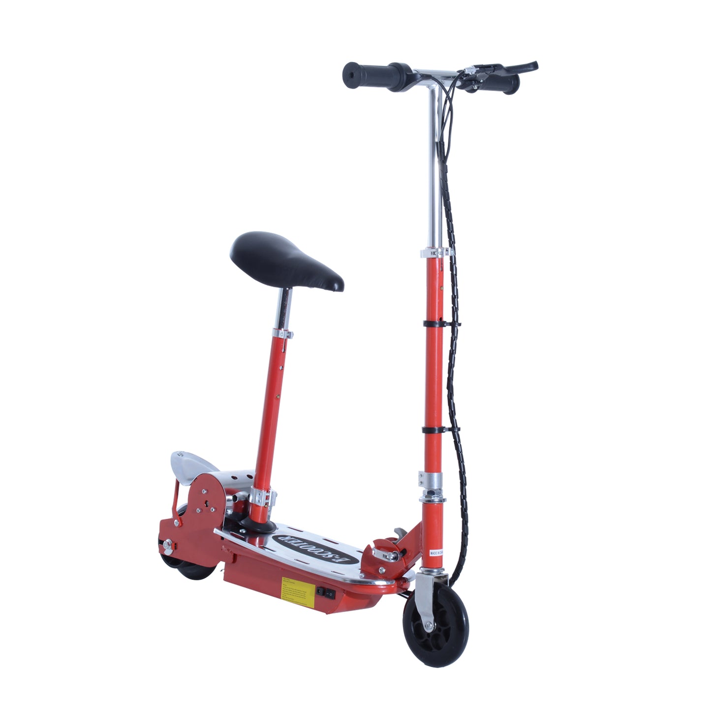 HOMCOM Electric Scooter, 120W-Red