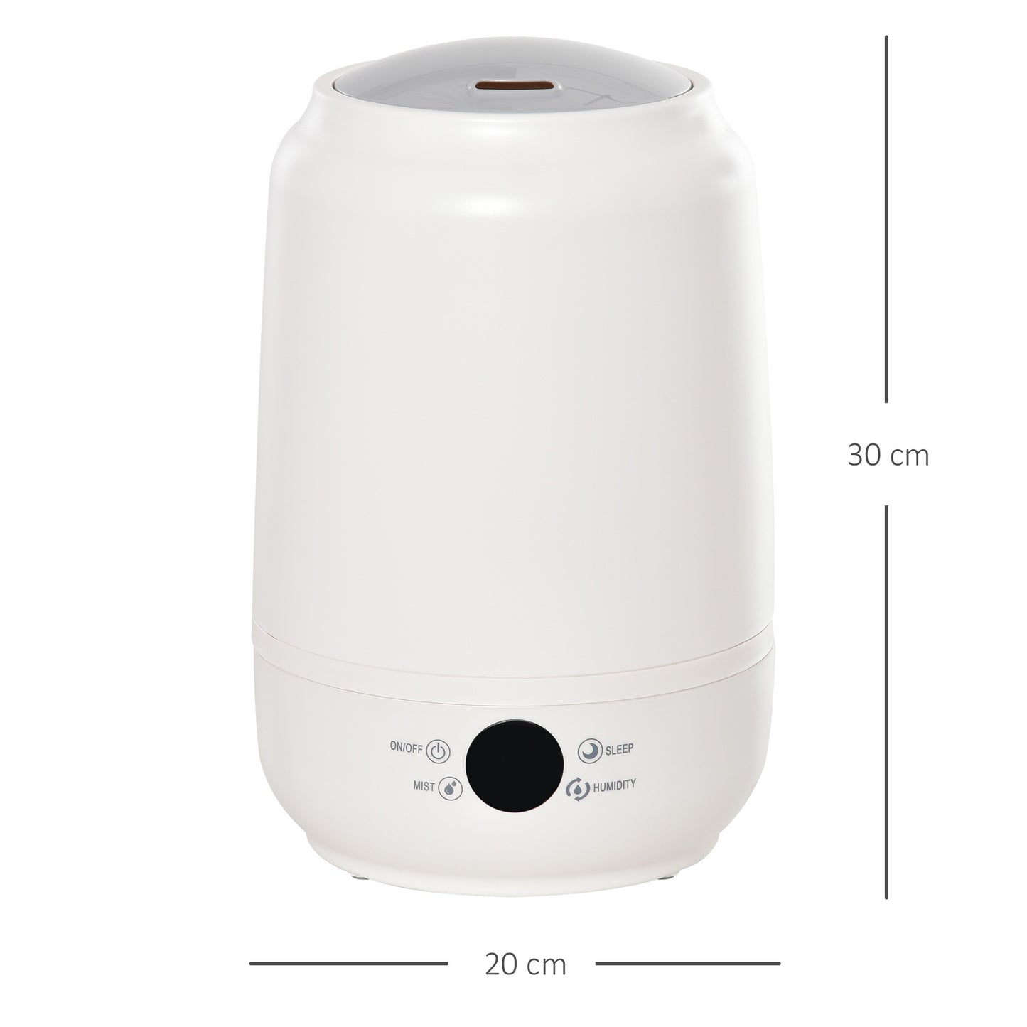 HOMCOM 5L Cool Mist Humidifier Indoor Quiet Air Humidifier w/ 3 Adjustable Mist Mode