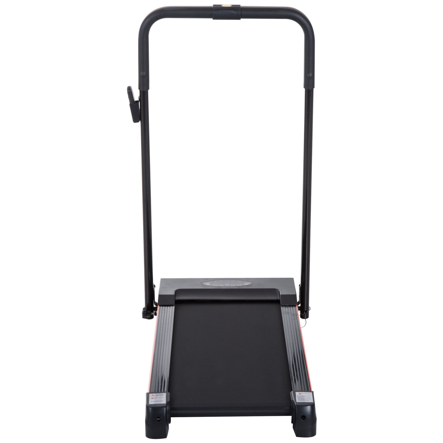 HOMCOM Steel Folding Motorized Home Treadmill w/ LCD Monitor Black