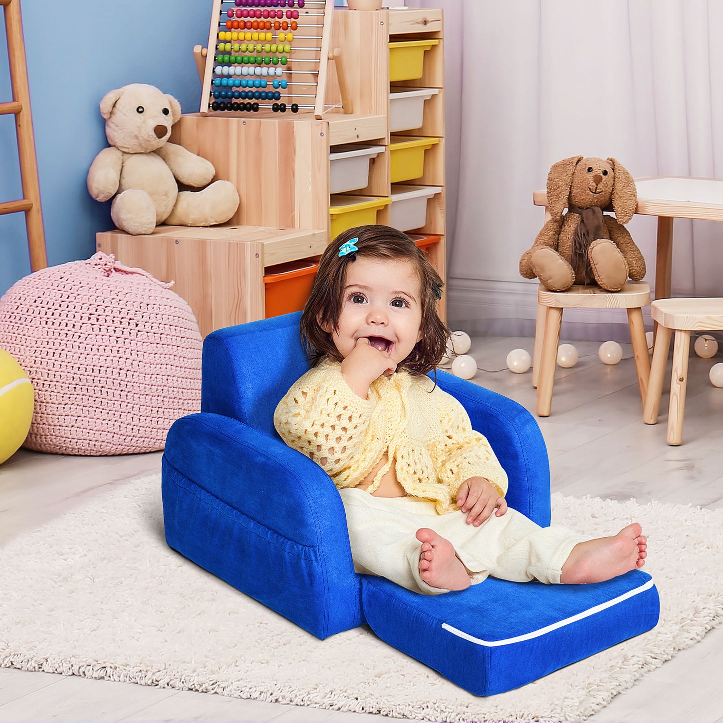 Toddler foam deals couch bed