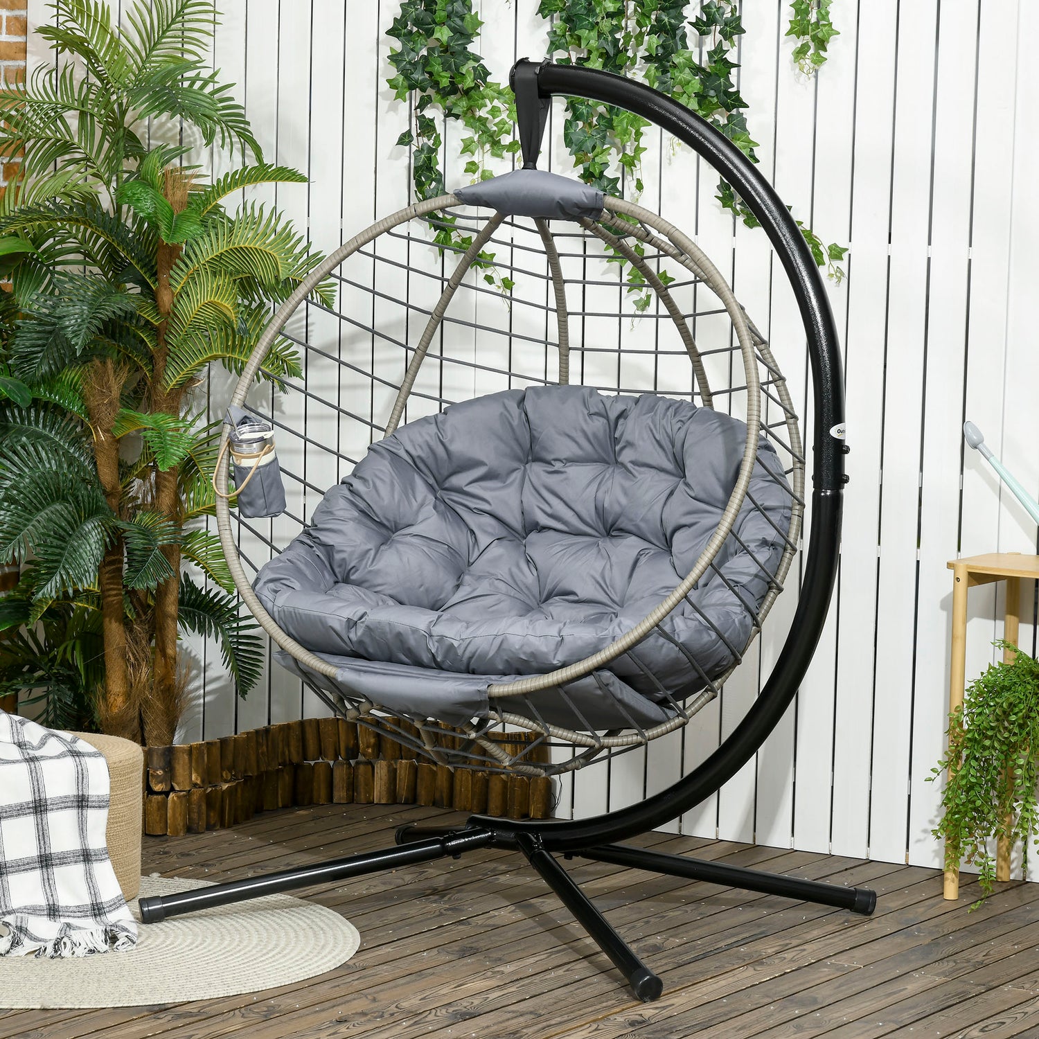 Metal stand 2025 for hanging chair