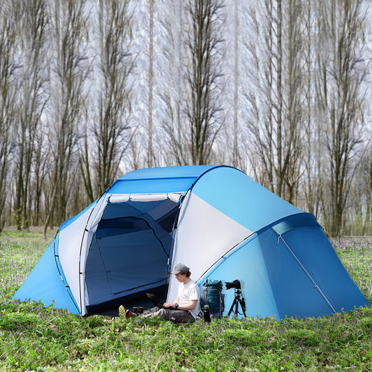 Outsunny 460Lx230Wx195H cm Shelter-Blue/White