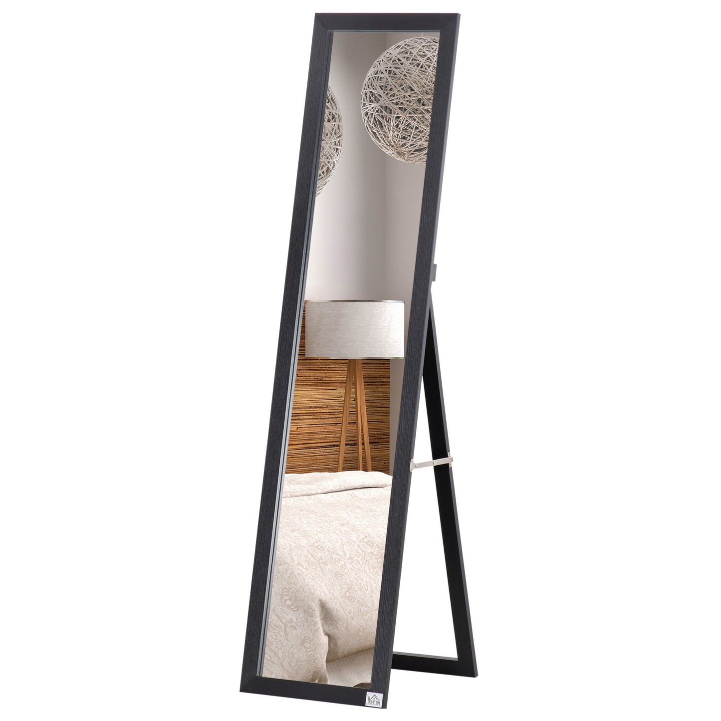 HOMCOM Full Length Mirror for Bedroom Free Standing Dressing Mirror Wall Mirror for Living Room 37 x 154 cm
