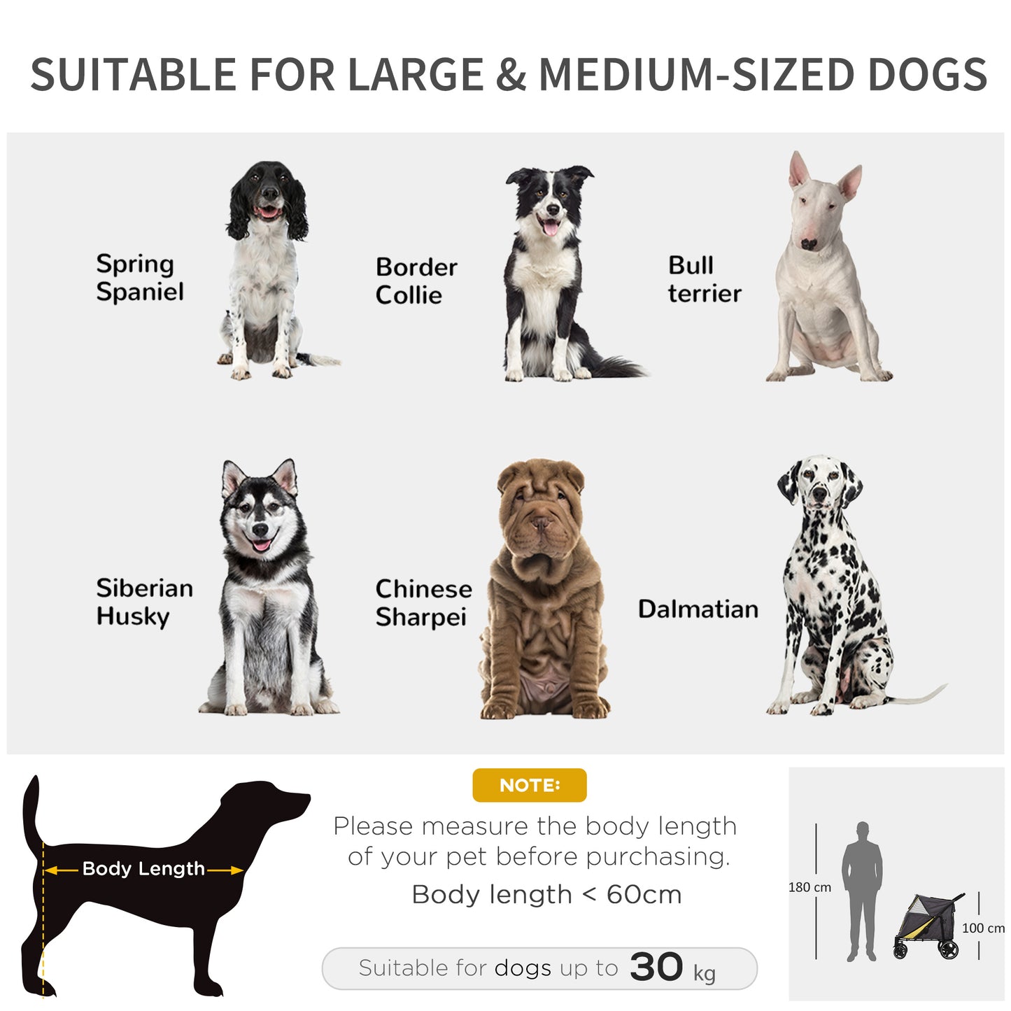 Medium sized 2024 dog stroller