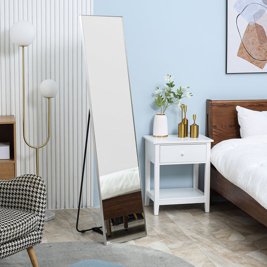HOMCOM Full Length Mirror Wall-Mounted, 160 x 40 cm