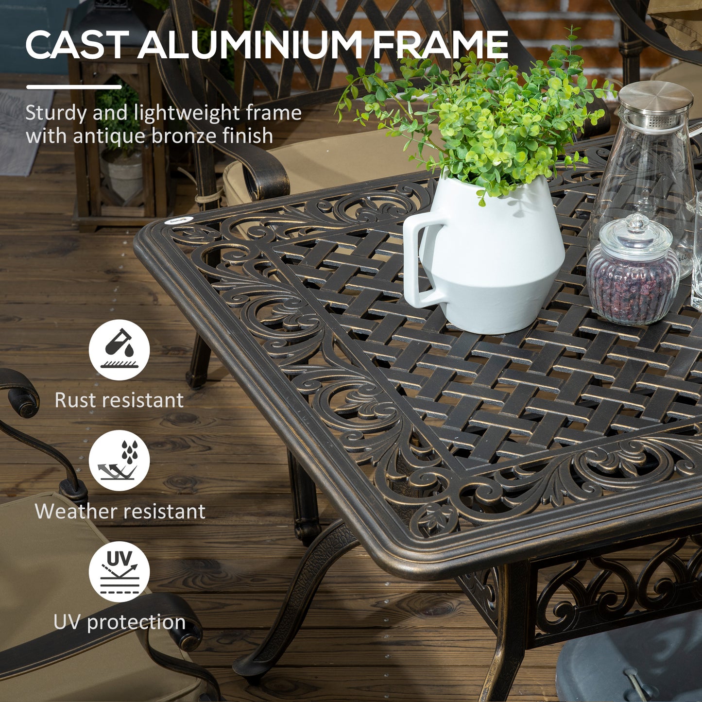 Lightweight aluminum deals patio furniture