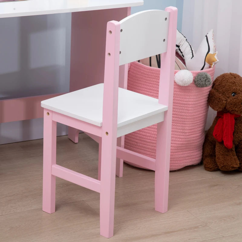 Kids pink cheap table and chairs