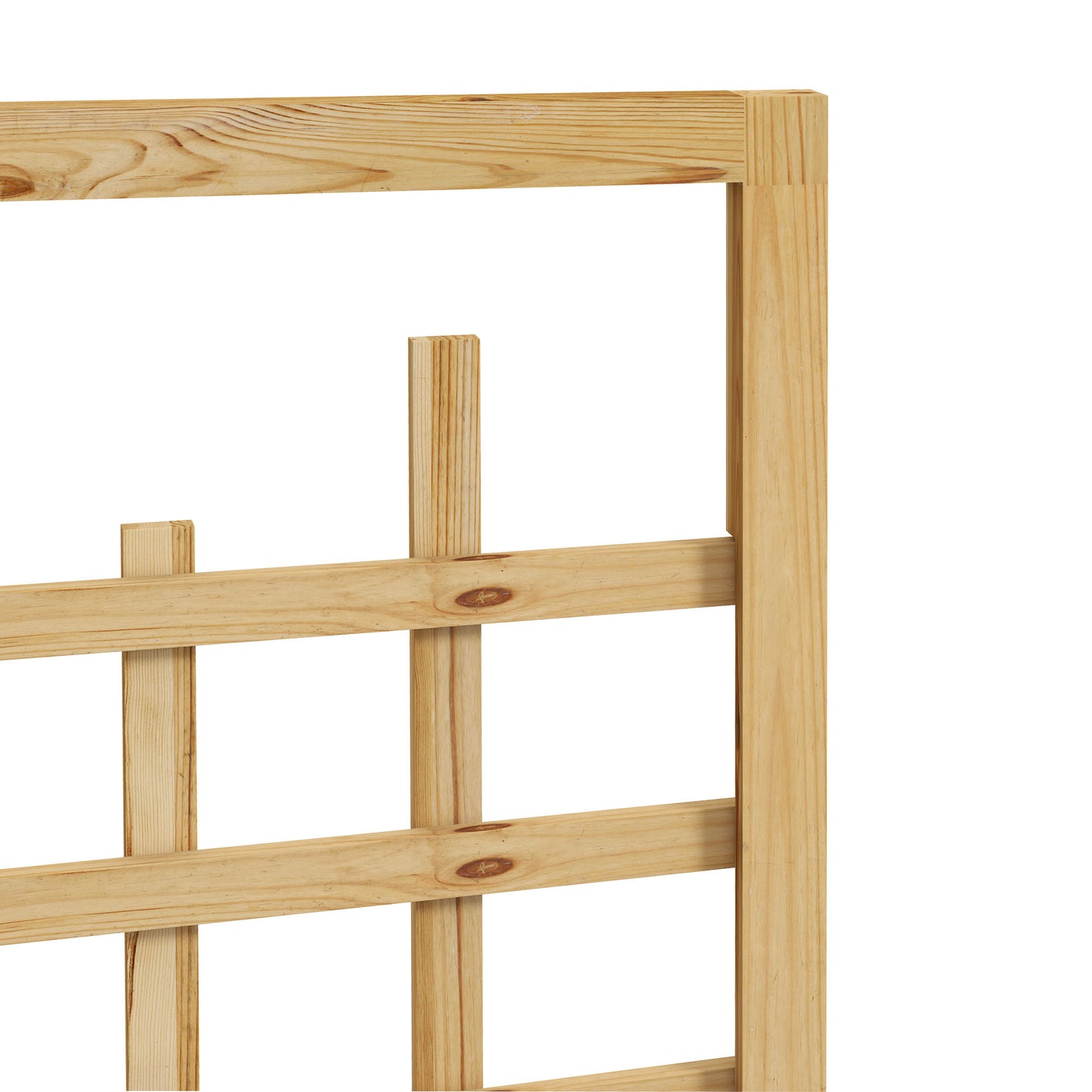 Outsunny Wooden Trellis Planter Raised Garden Bed with Wheels and Bed Liner to Climb and Grow Vegetables Herbs and Flowers