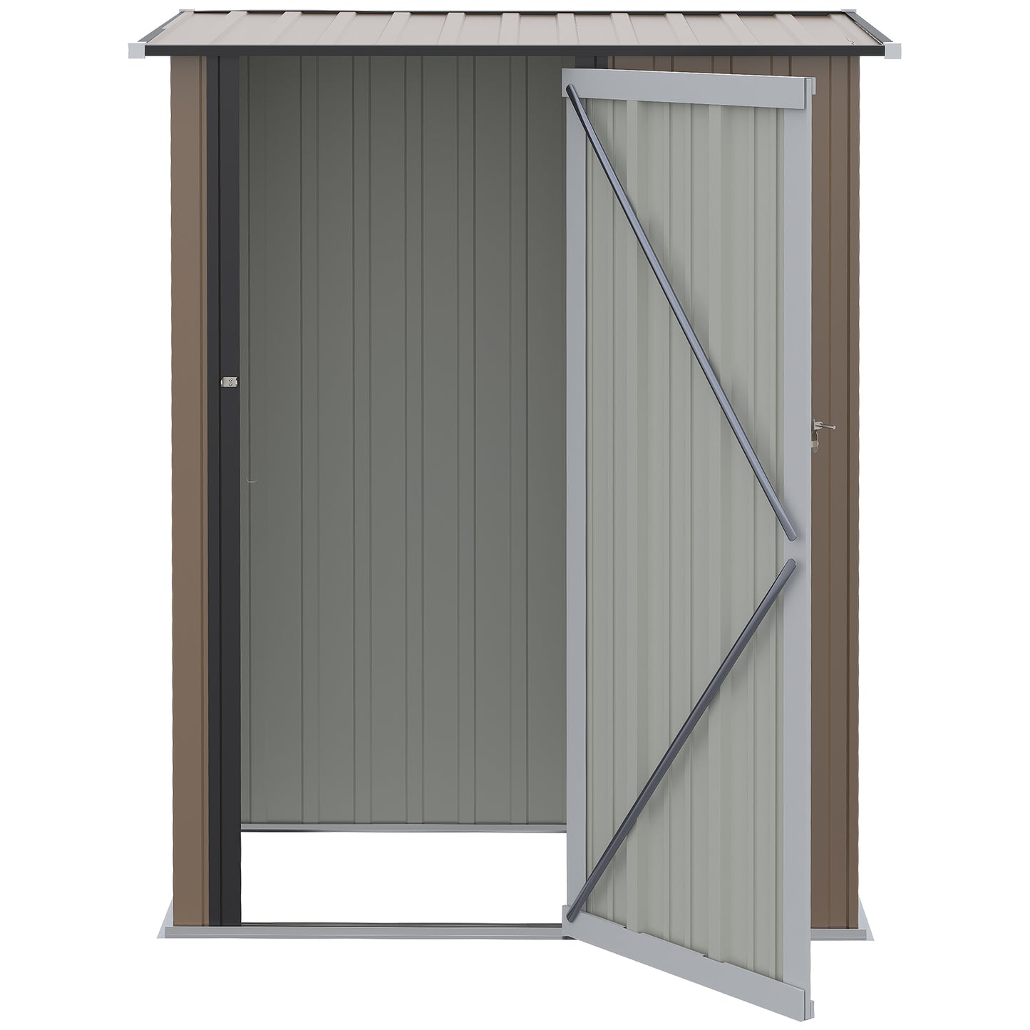 Outsunny 5 x 3ft Garden Shed, with Latched Door
