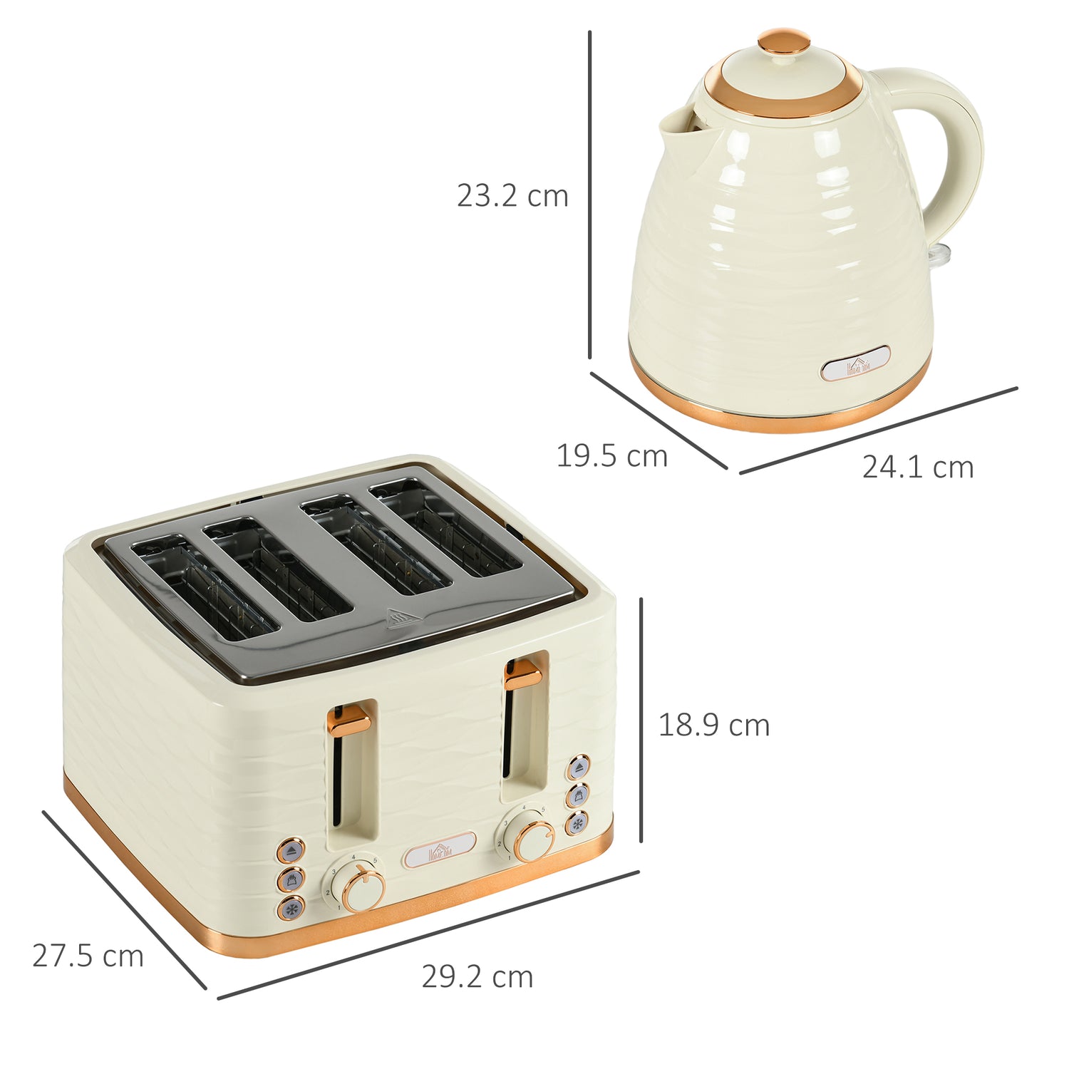 Matching kettle and 4 slice cheap toaster