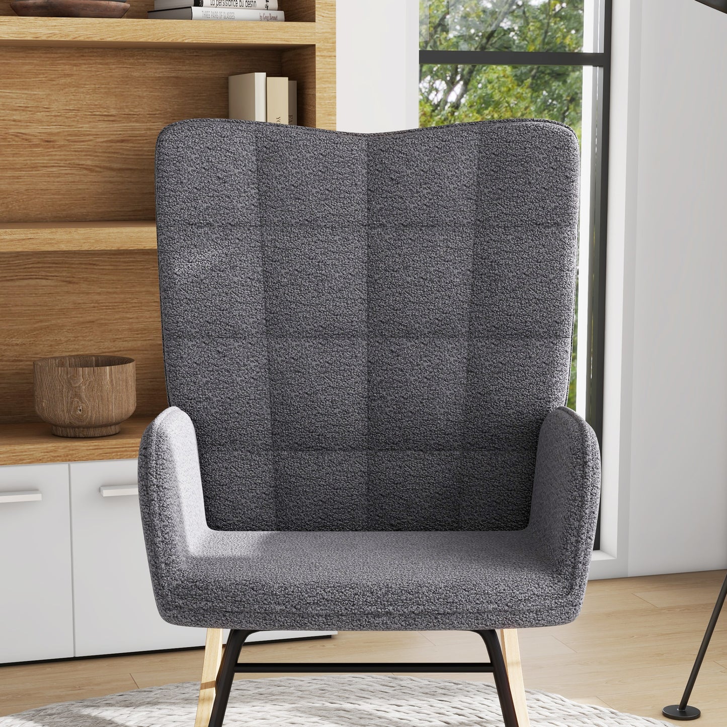 Wingback store nursery rocker