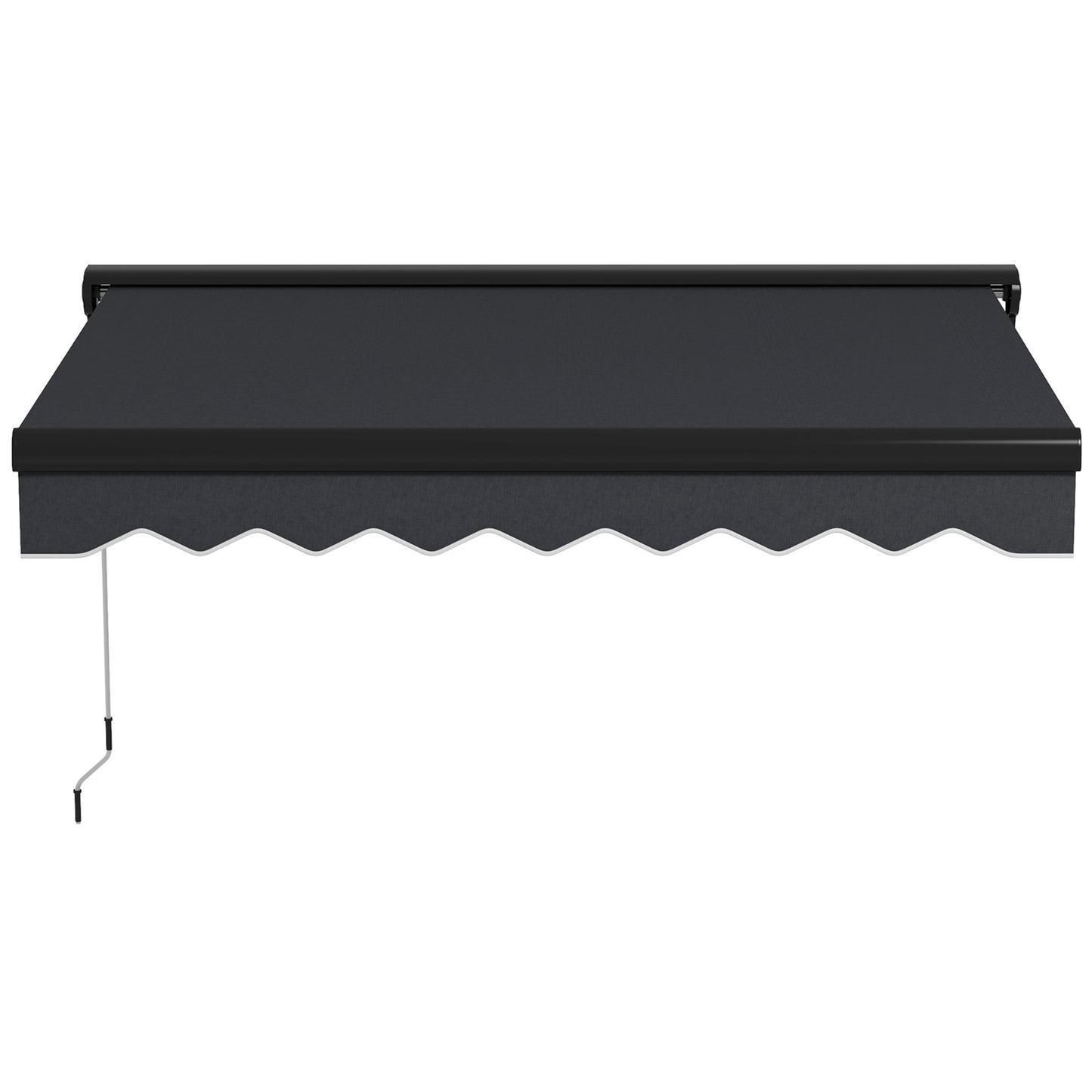 Outsunny 2 x 2.5m Electric Awning, with LED Light Strips - Grey