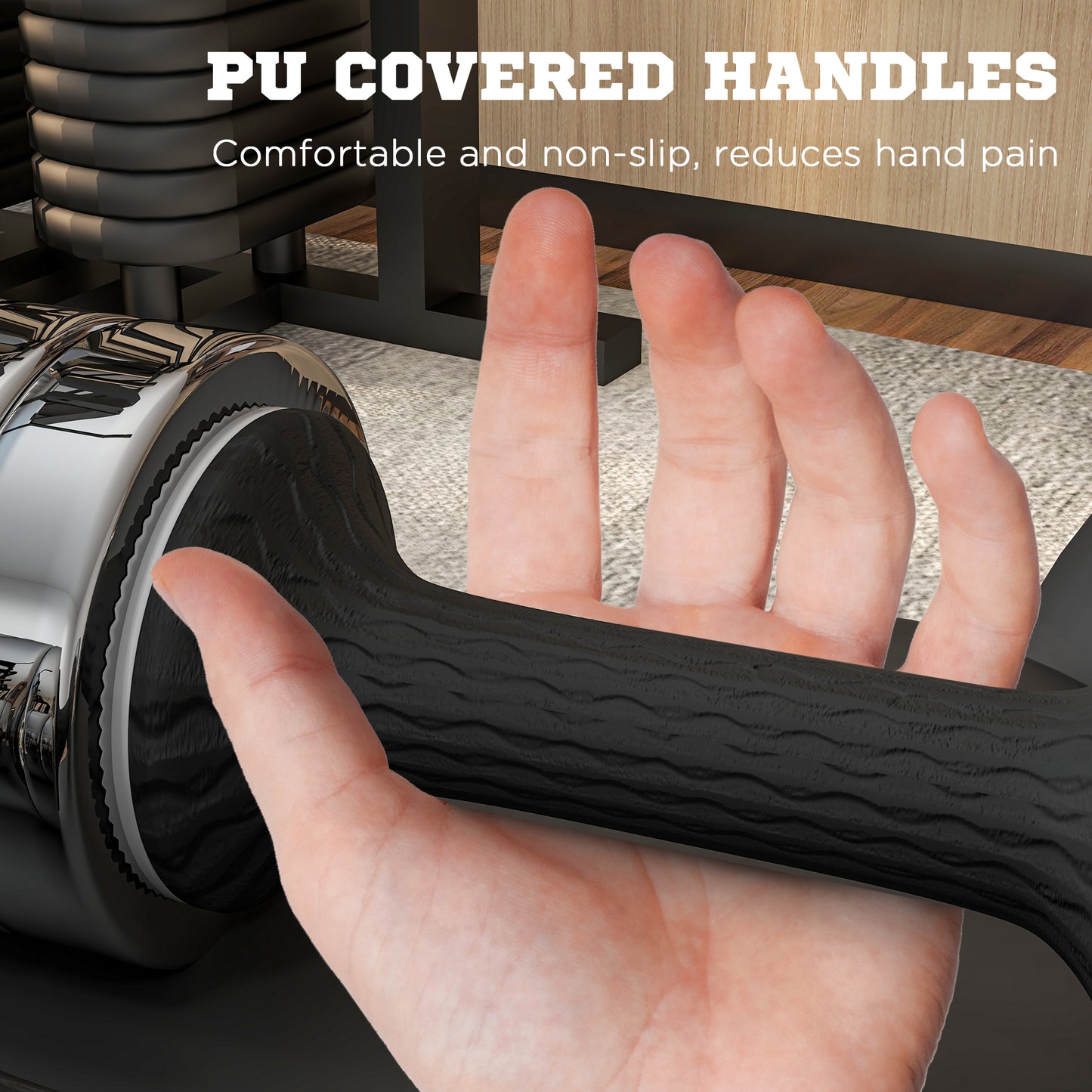 SPORTNOW Adjustable Dumbbells Weights Set with Storage Box 10kg x 2