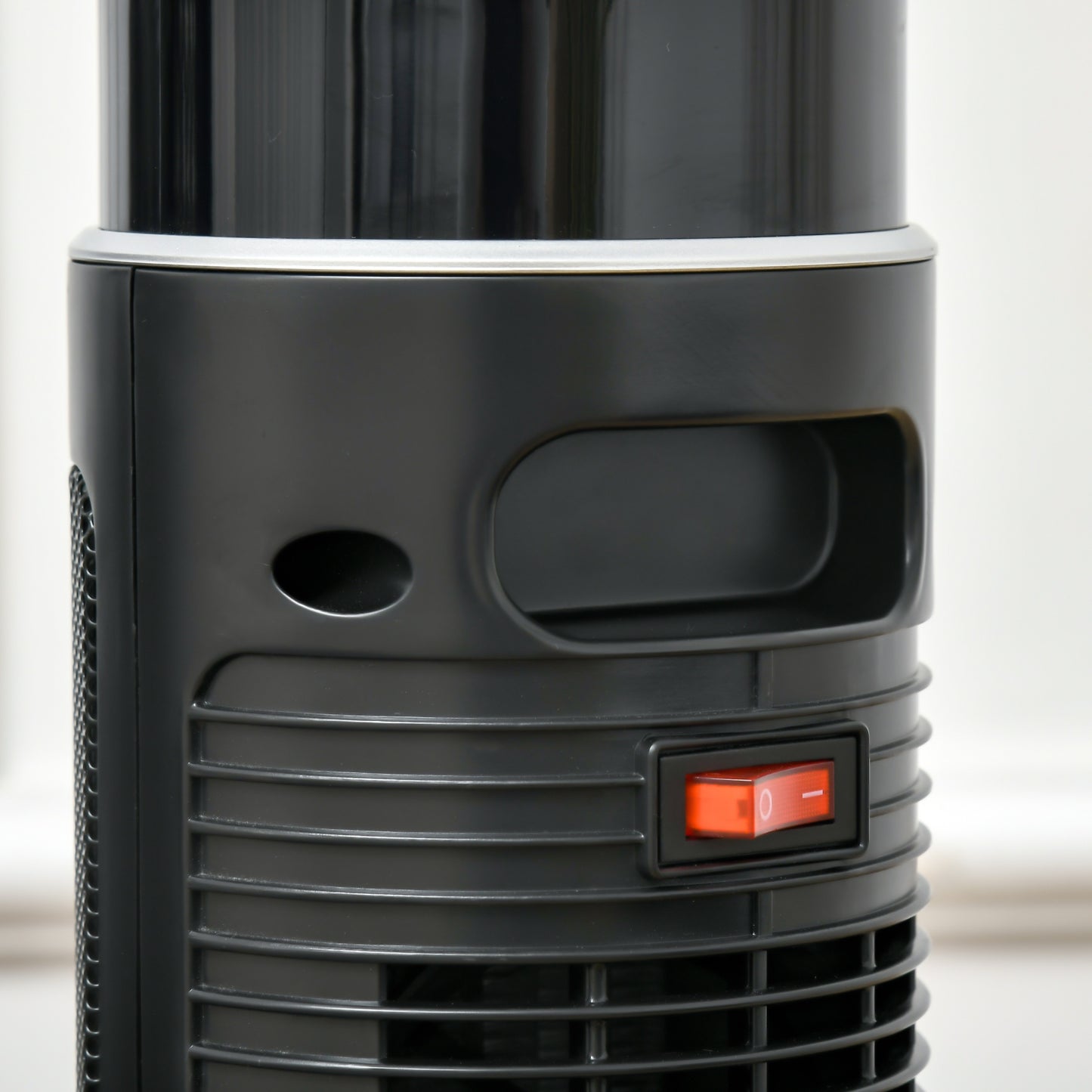 HOMCOM Ceramic Tower Indoor Space Heater w/ 42Â° Oscillation Remote Control Timer