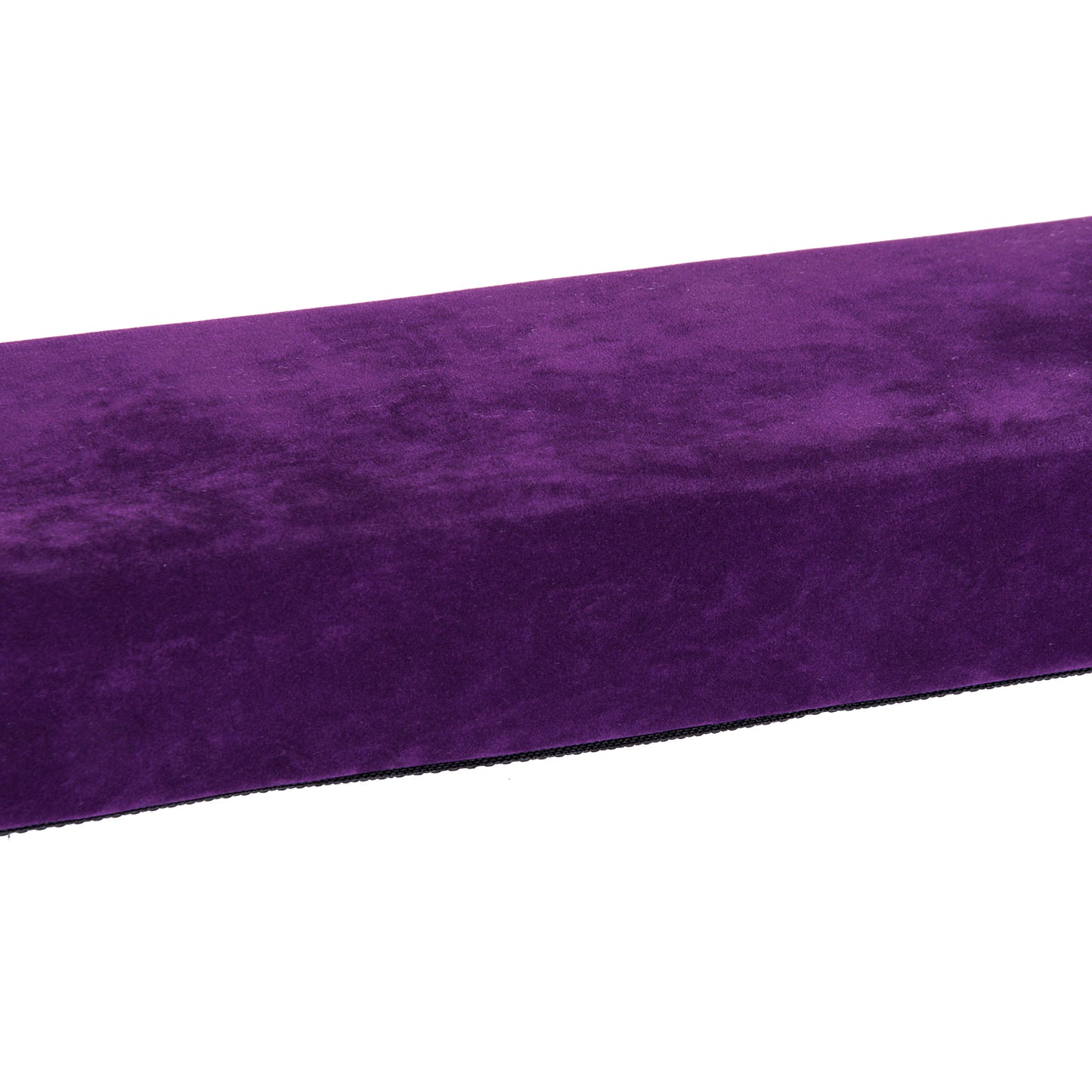 HOMCOM Suede Upholstered Wooden Folding Balance Beam Trainer Purple