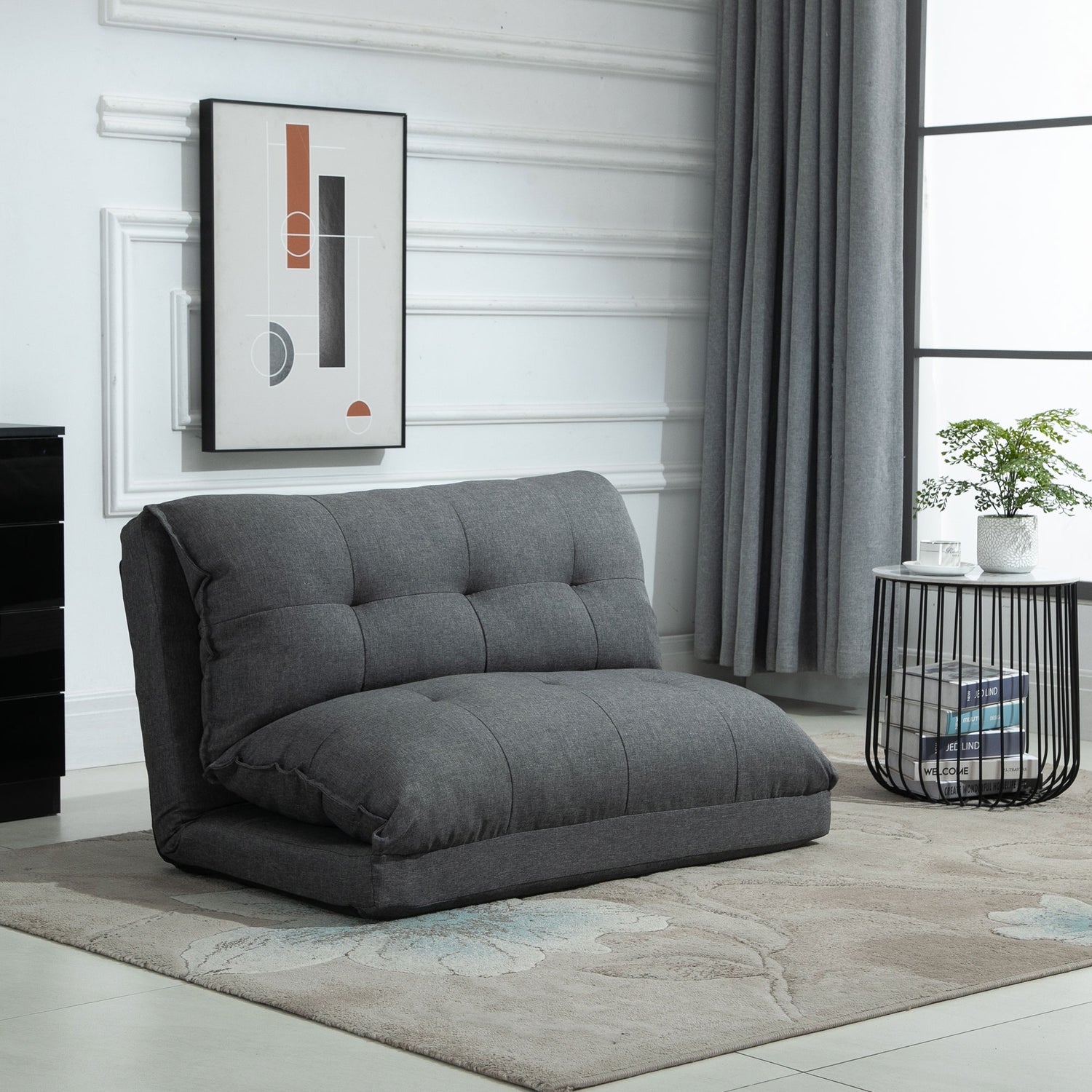 Foldable lazy deals sofa