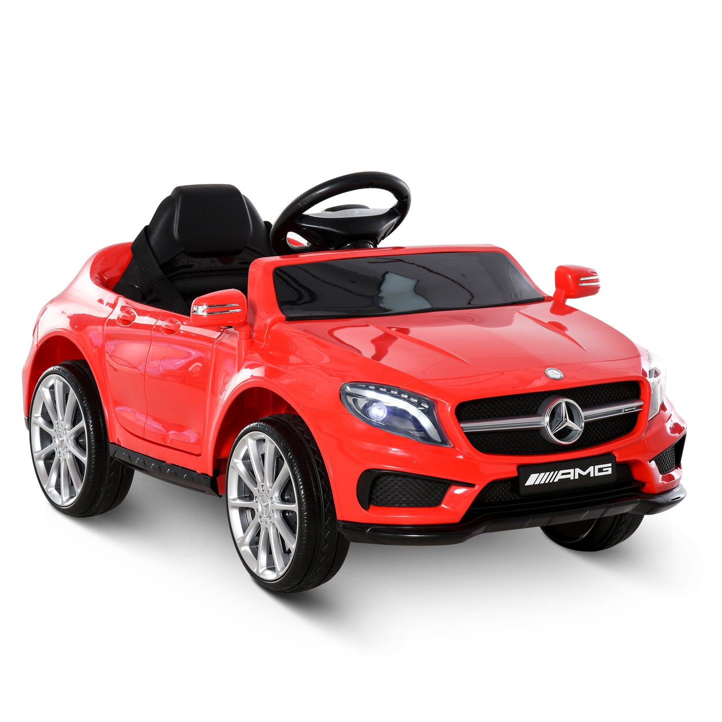 HOMCOM Kids Electric Car Kids Ride-On Car 6V Licensed Mercedes Benz-Red