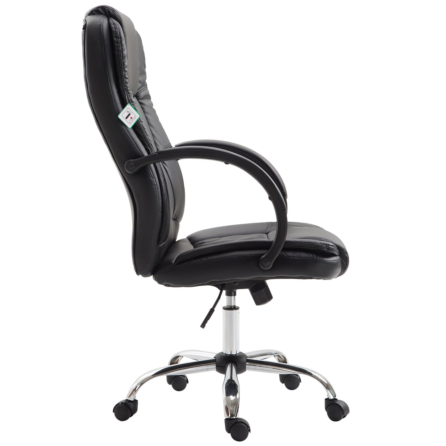 Vinsetto High Back Executive Office Chair, 360° Swivel, PU Leather-Black