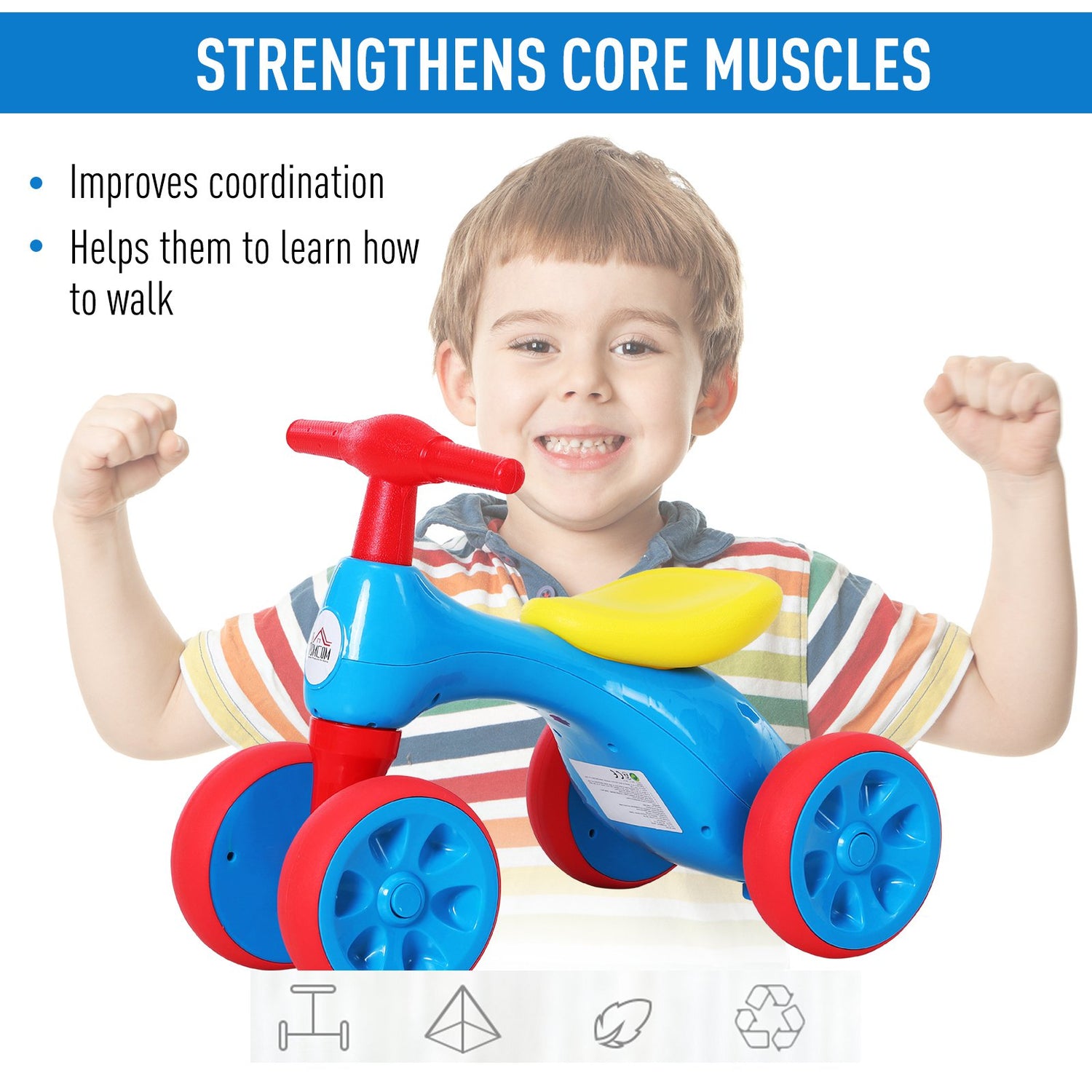 Ride on toys deals with rubber wheels