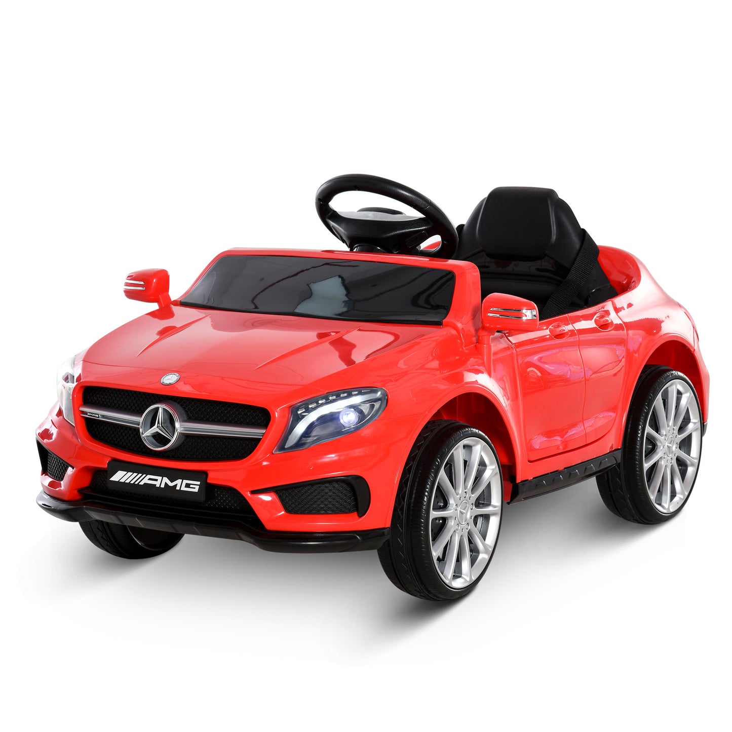 HOMCOM Kids Electric Car Kids Ride-On Car 6V Licensed Mercedes Benz-Red