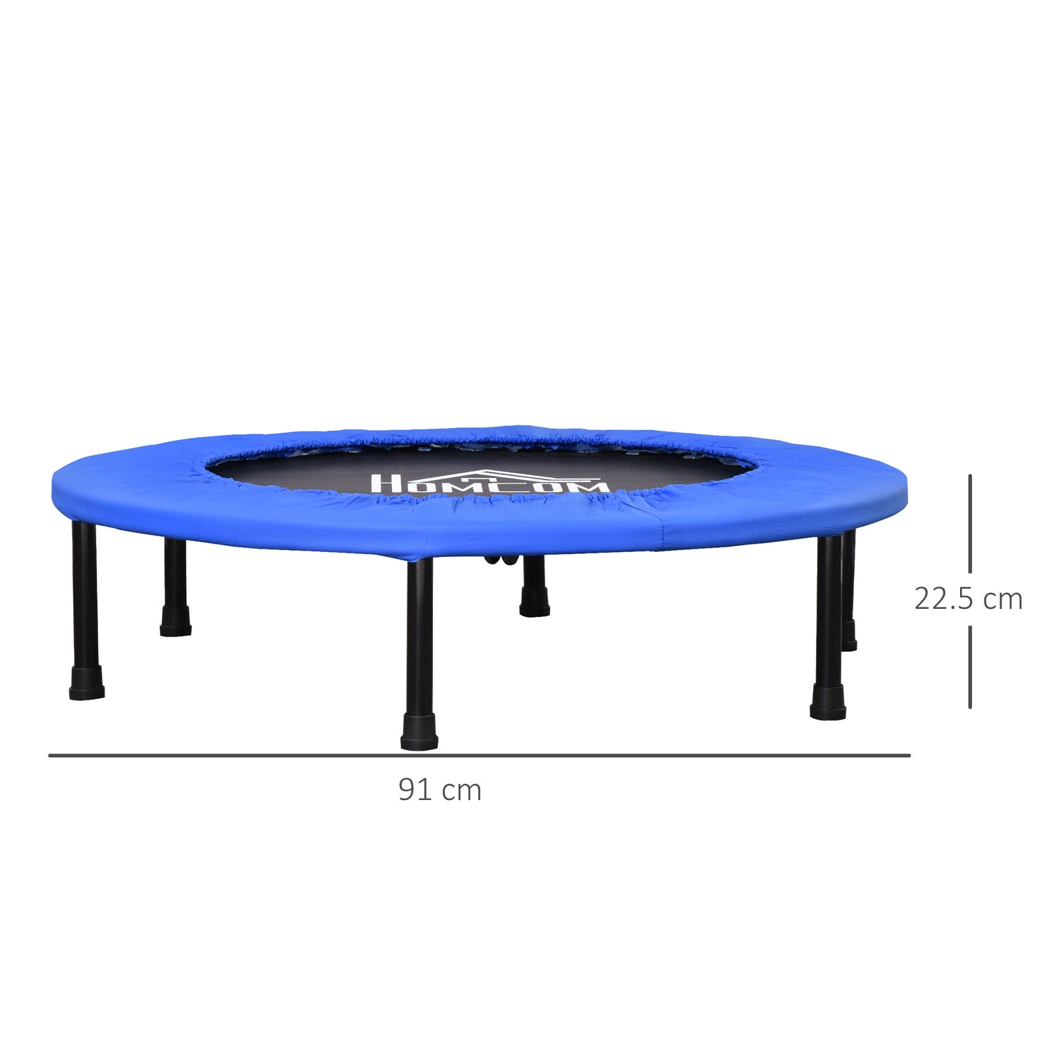 HOMCOM Mini Trampoline Indoor Outdoor Round Rebounder Jumper Sports Ga