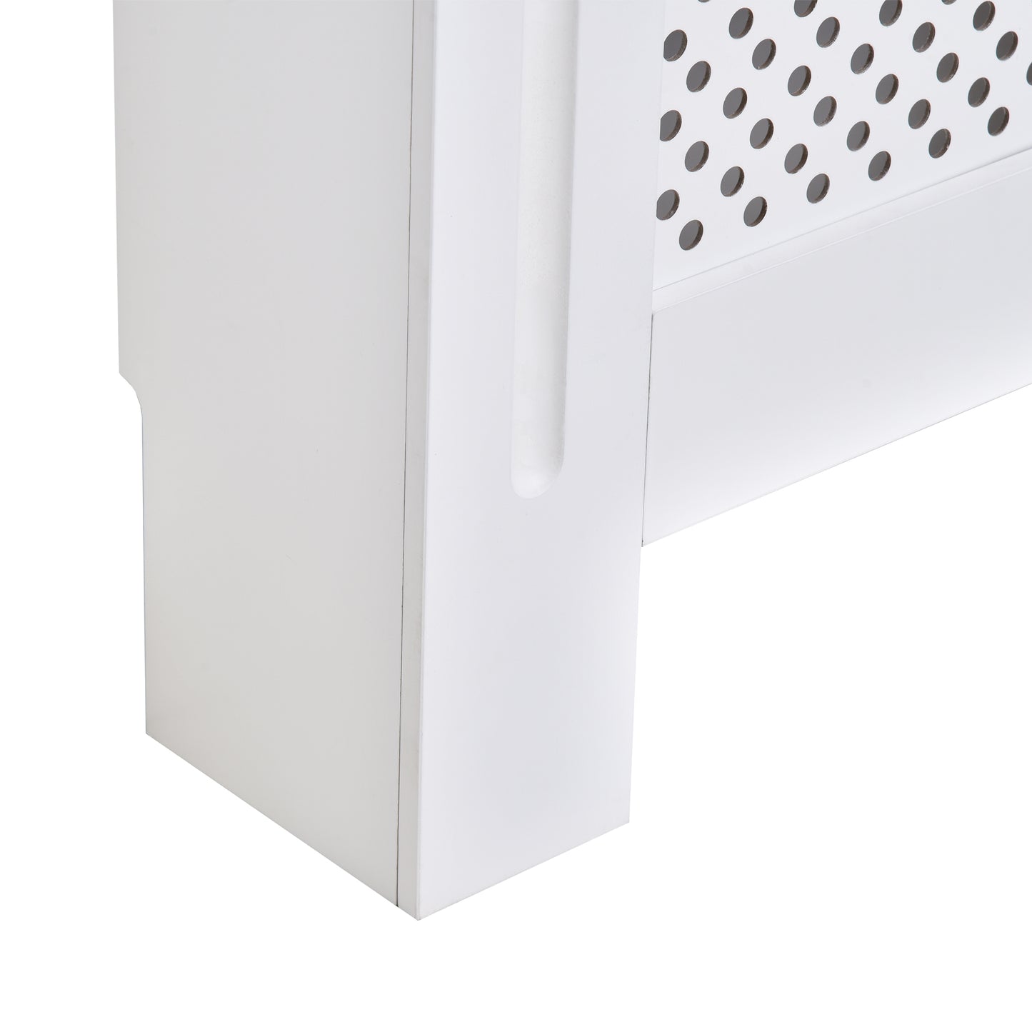 HOMCOM 111.5L X 19W X 82H cm MDF Radiator Cover-White