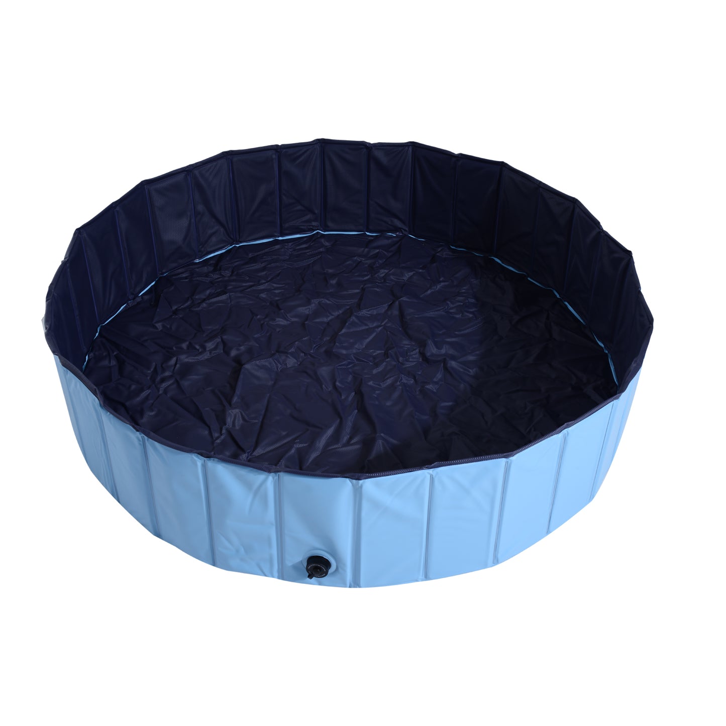 Pawhut Φ140 x 30H cm Pet Swimming Pool-Blue