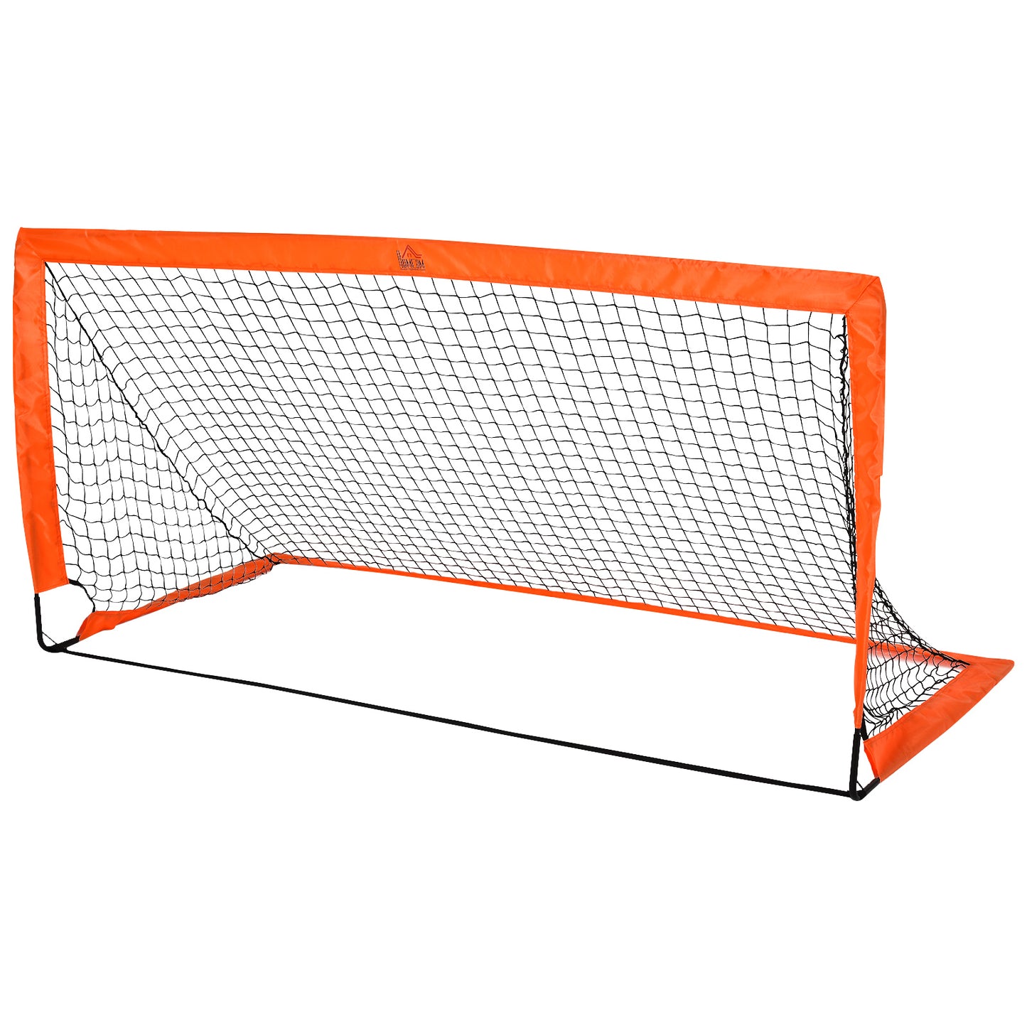 HOMCOM Tetoron Mesh Outdoor Folding Football Goal Orange