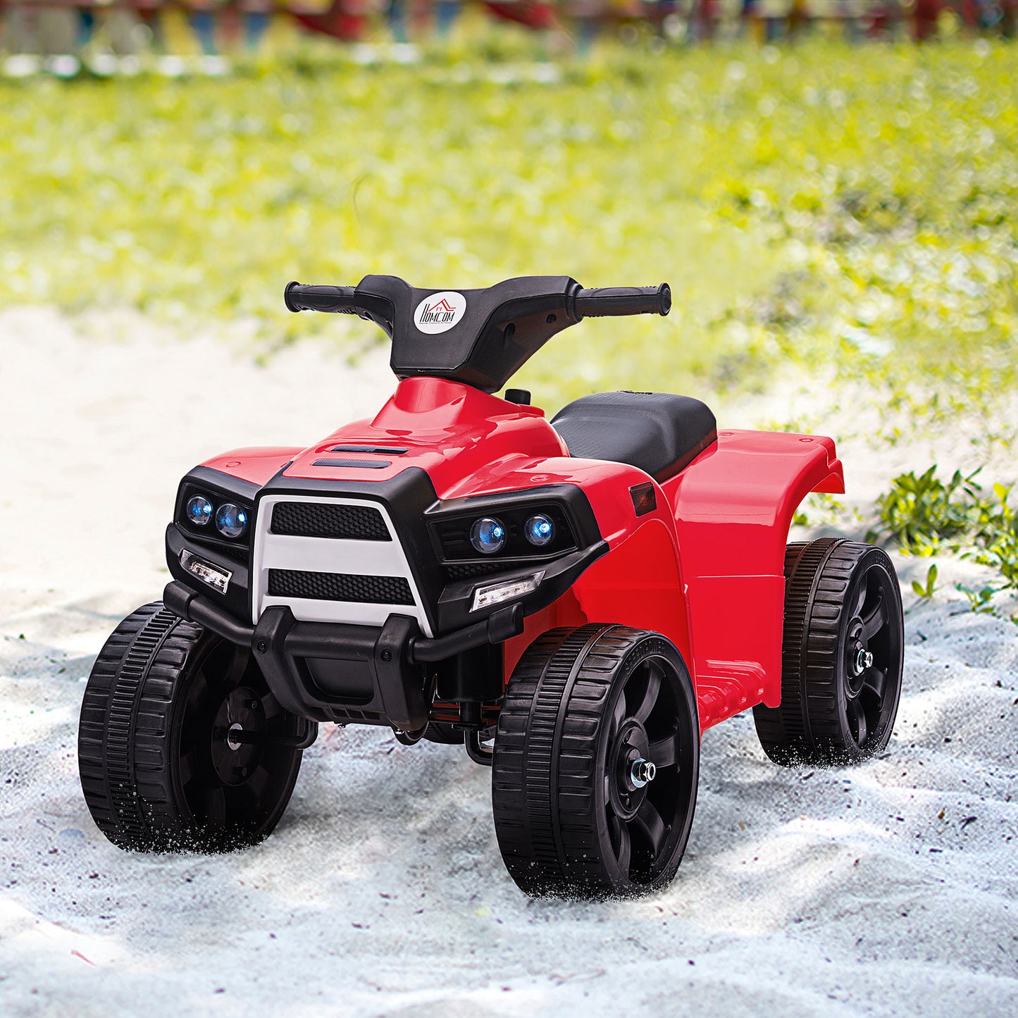 HOMCOM 6 V Kids Ride on Cars Electric ATV for 18-36 months Black+Red