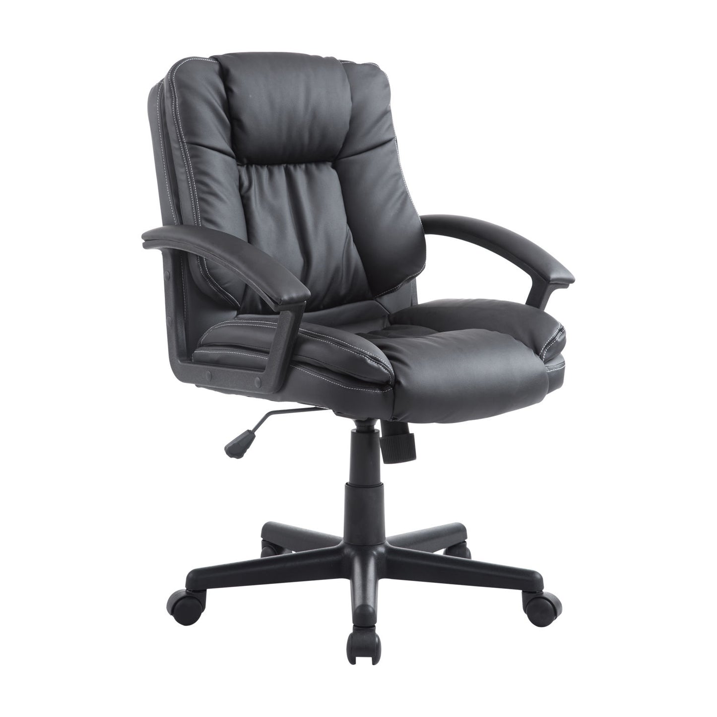 HOMCOM PU Leather Executive Office Chair-Black