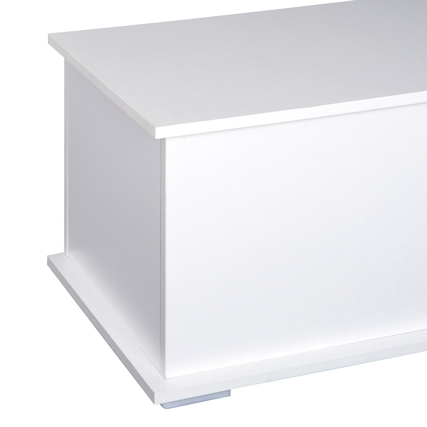 HOMCOM Storage Box Chest Trunk, 100Lx40Wx40H cm Chipboard-White