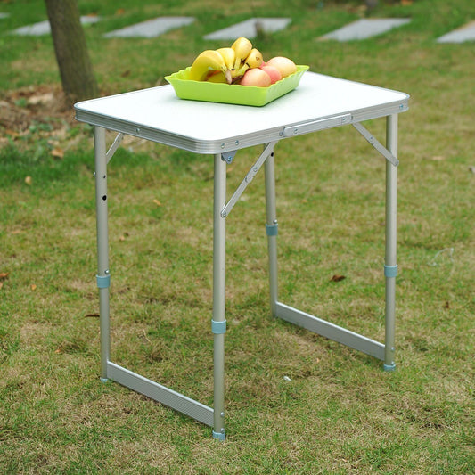 Outsunny Patio Foldable Picnic Table-Silver