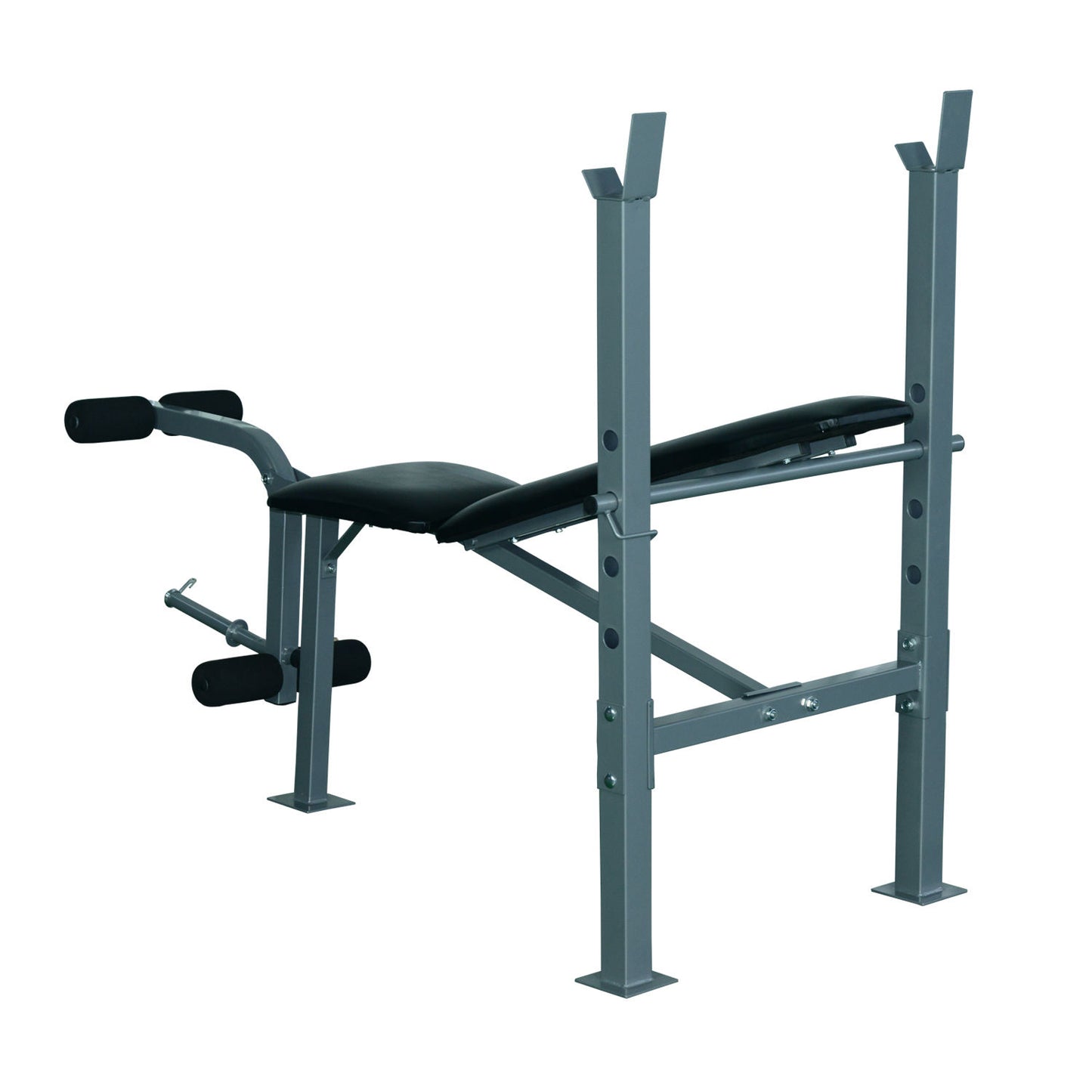 HOMCOM 4-Levels Adjustable Weight Bench Fitness Equipment-Black