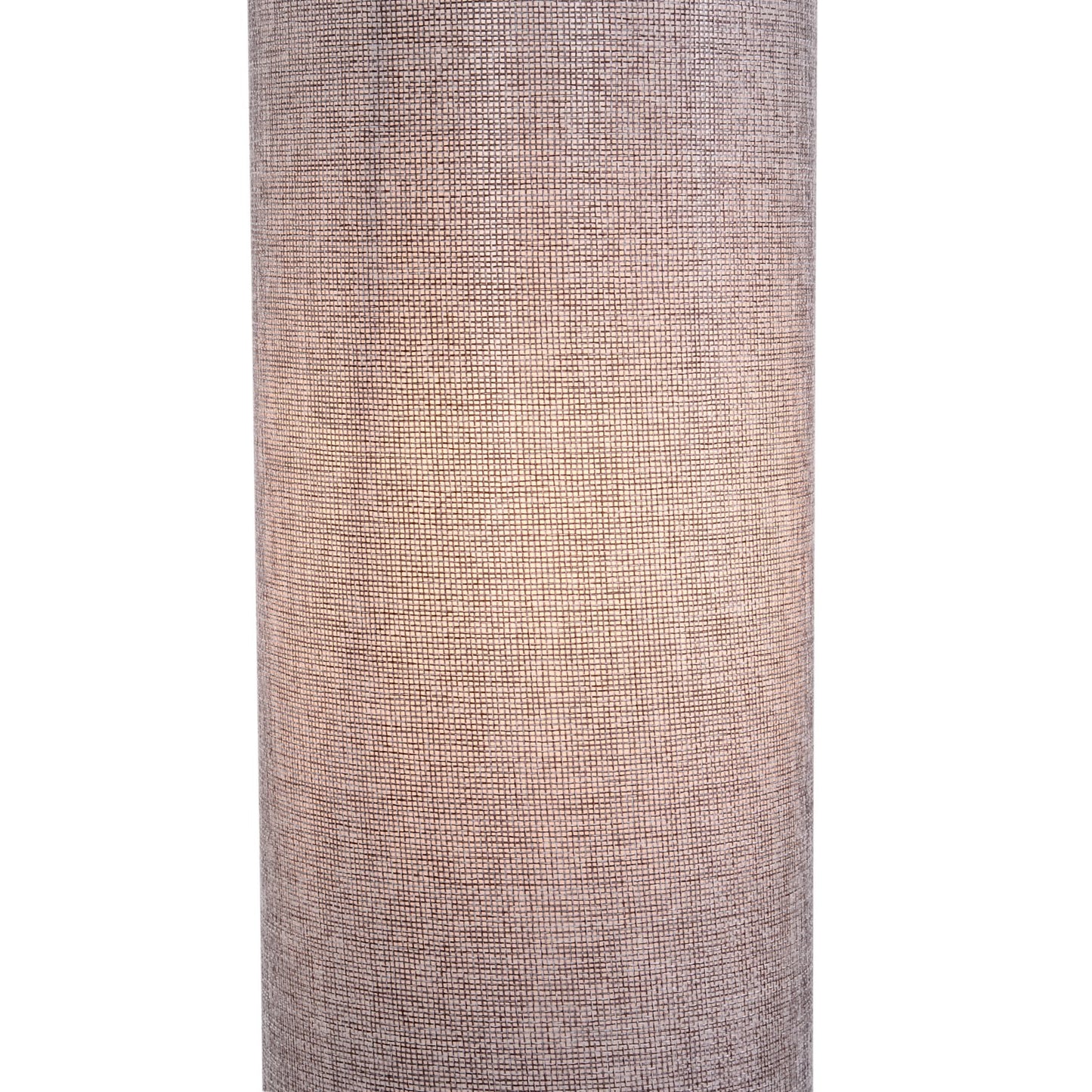 HOMCOM 120H cm Wooden Base Floor Lamp W/Linen Fabric-Grey