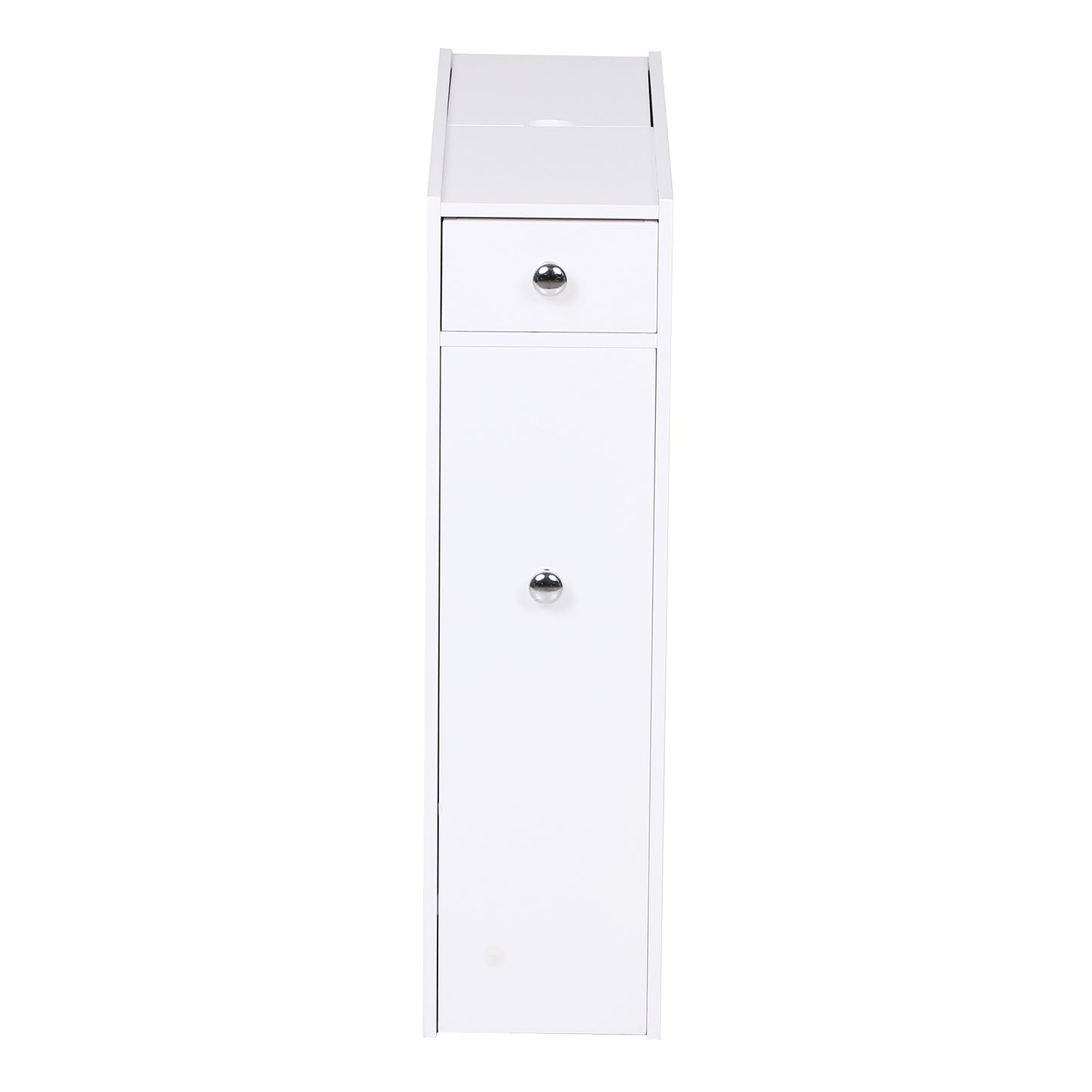 HOMCOM Bathroom Floor Cabinet, 17W x 48D x 58Hcm-White