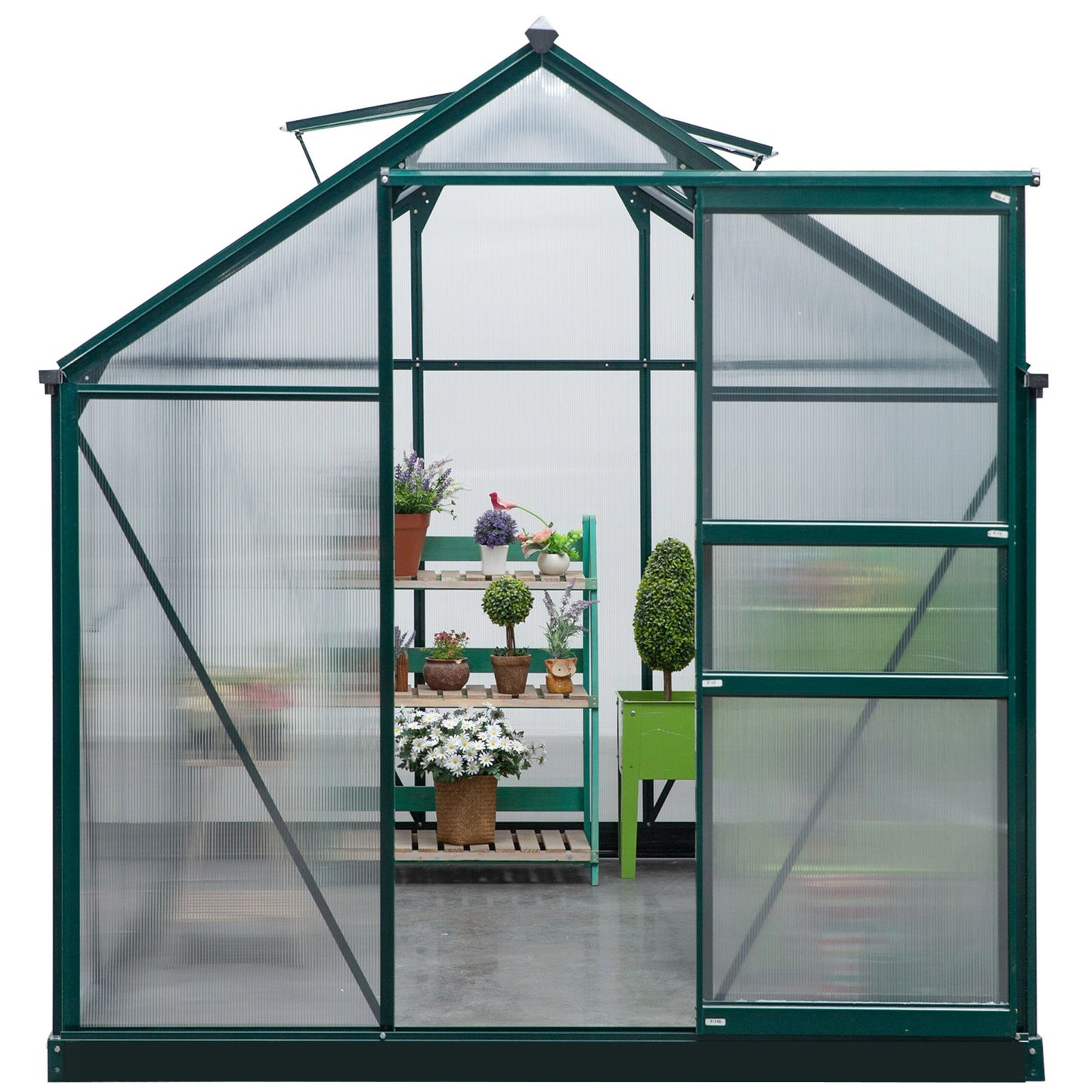 Outsunny 10ft x 6ft Aluminium frame Walk-in Greenhouse