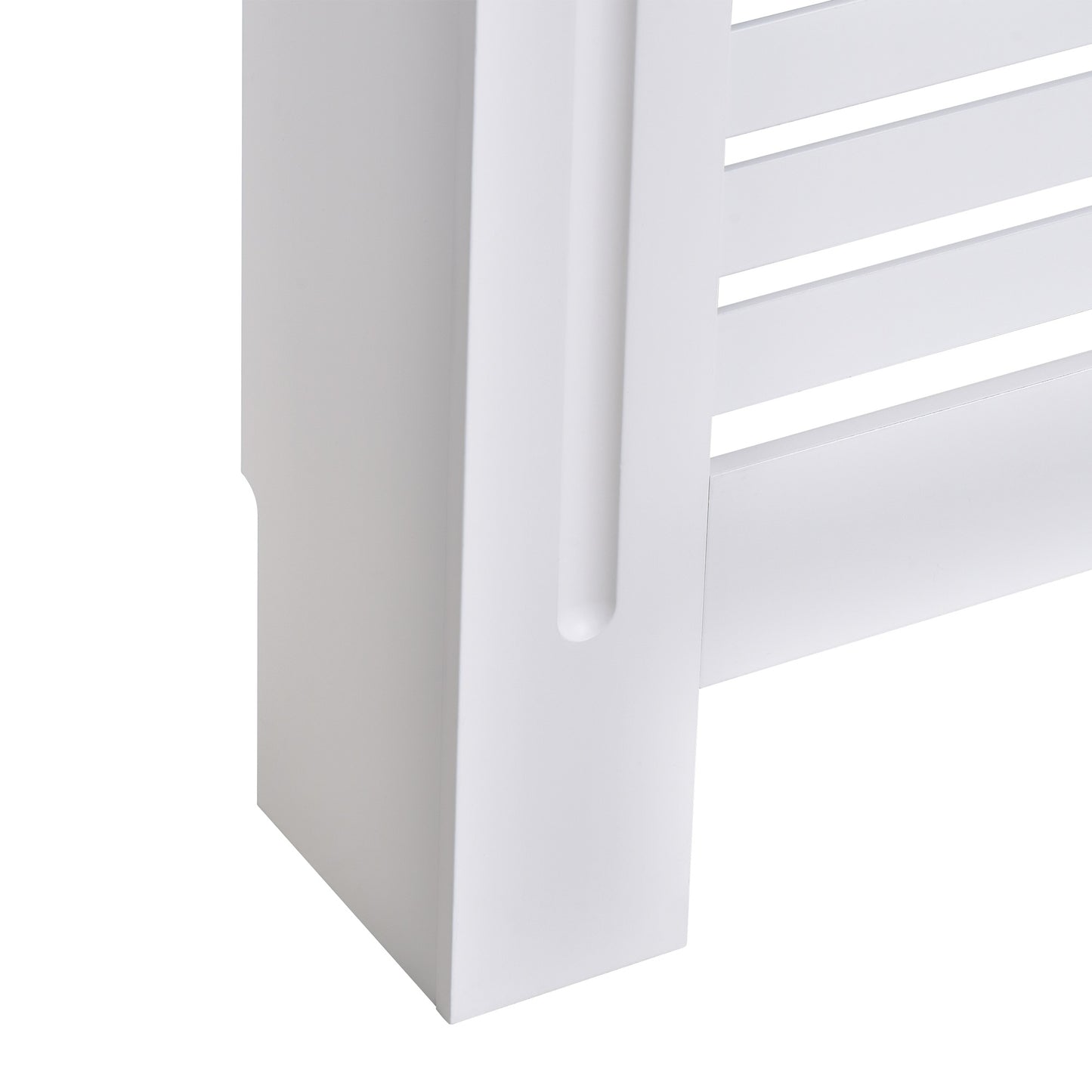 HOMCOM 152Lx19Wx81H cm MDF Radiator Cover-White