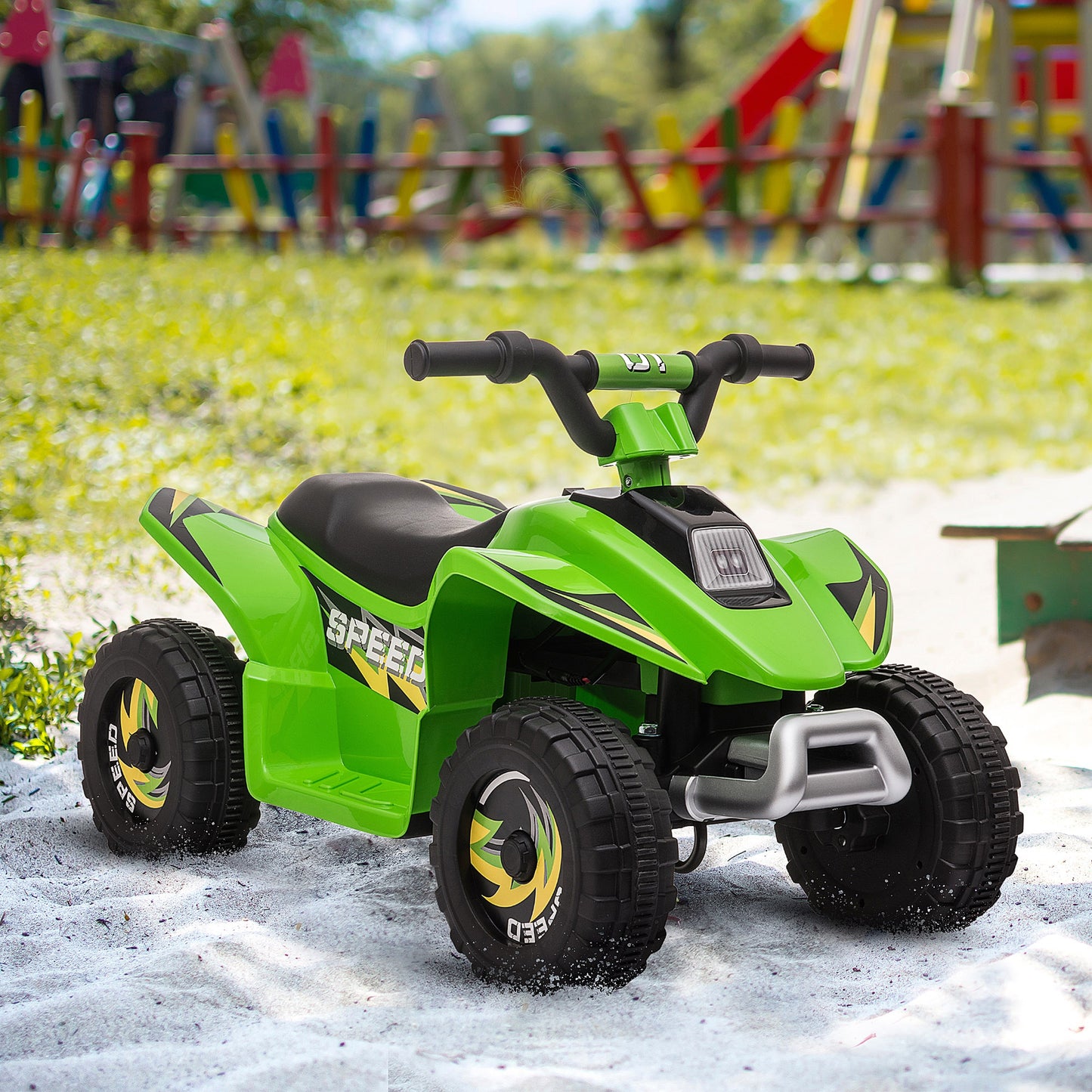 HOMCOM 6V Kids Electric Ride on Car Forward Reverse Functions for 3-5 Years Old Green