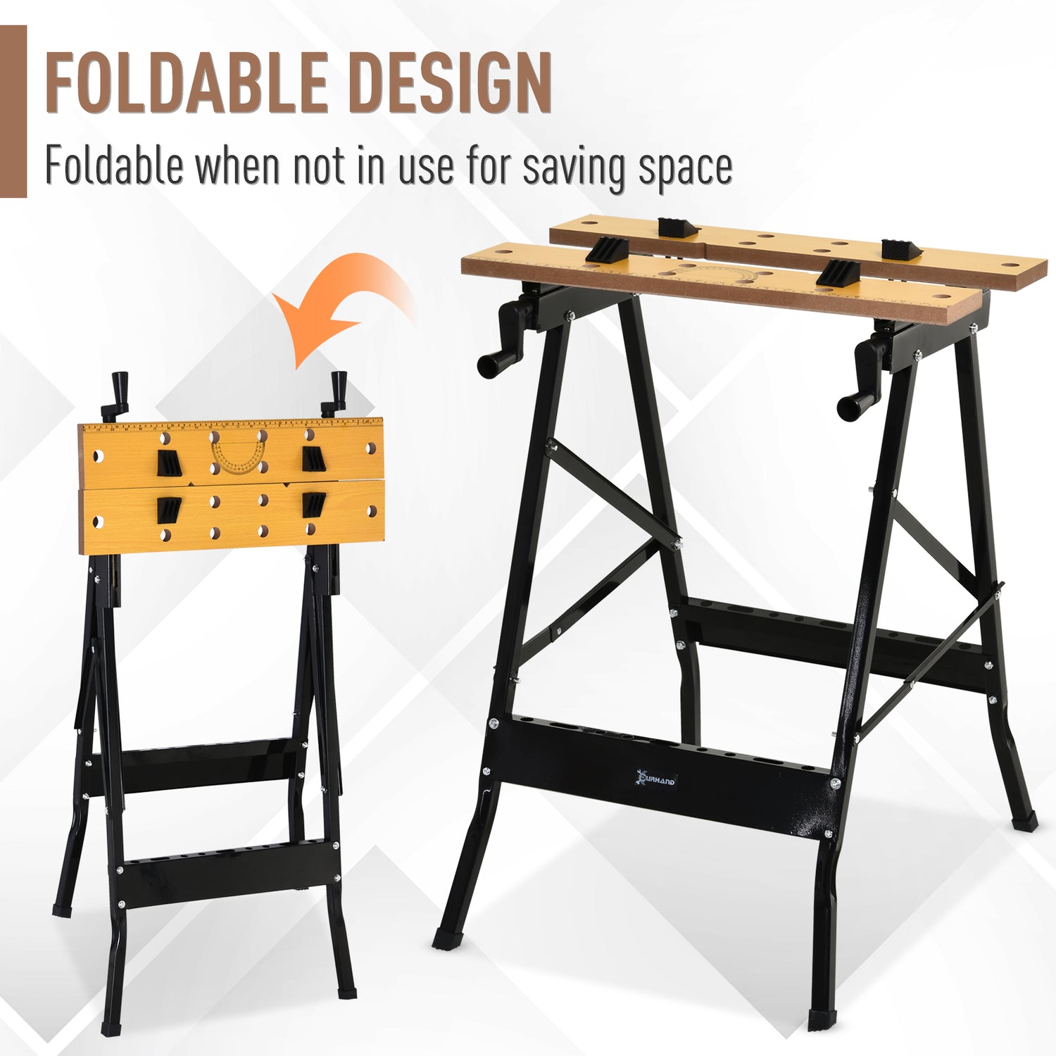 Masterforce adjustable deals clamping work table