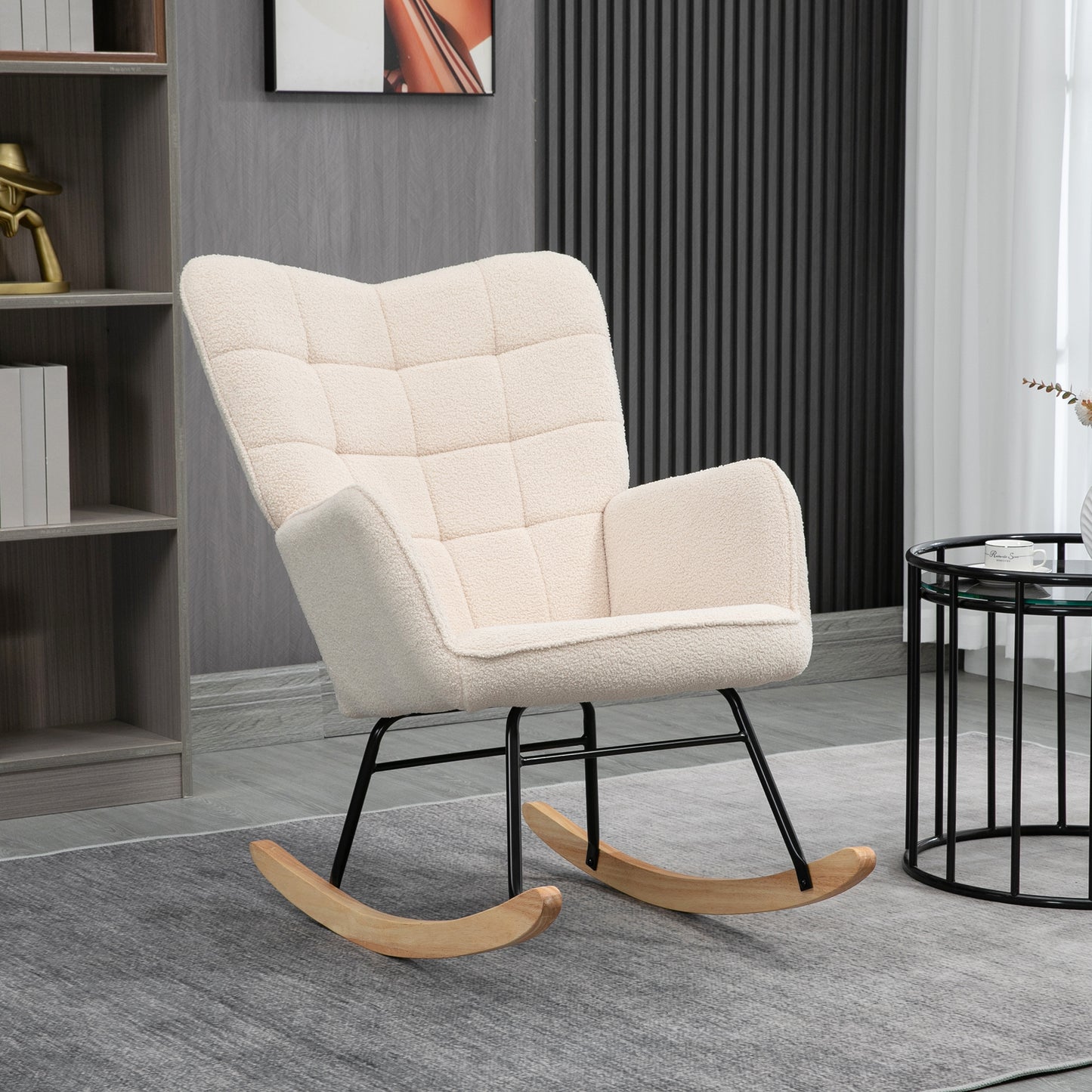 Beige nursing chair hot sale