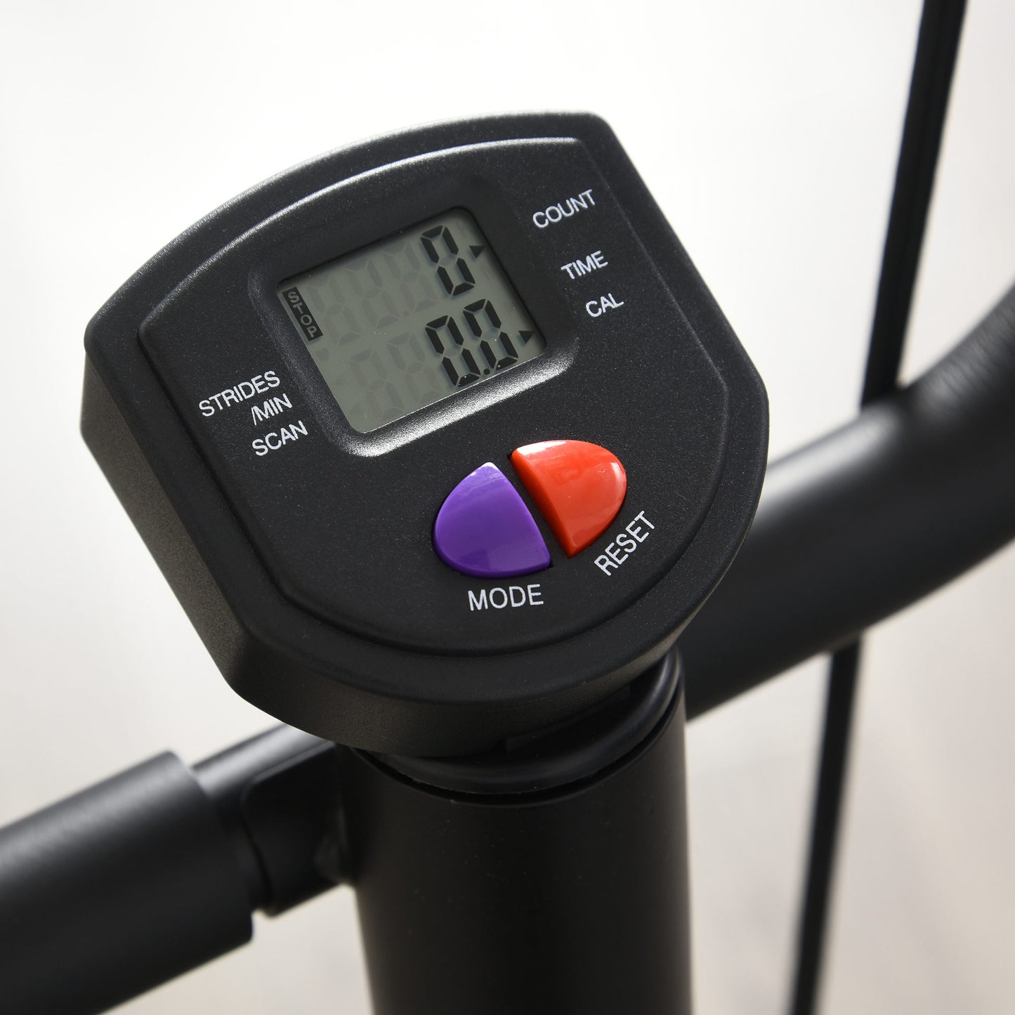 HOMCOM Free Stand Stepper Workout Fitness Machine Pulling Rope Sport Exercise W/Handle-Black/Green