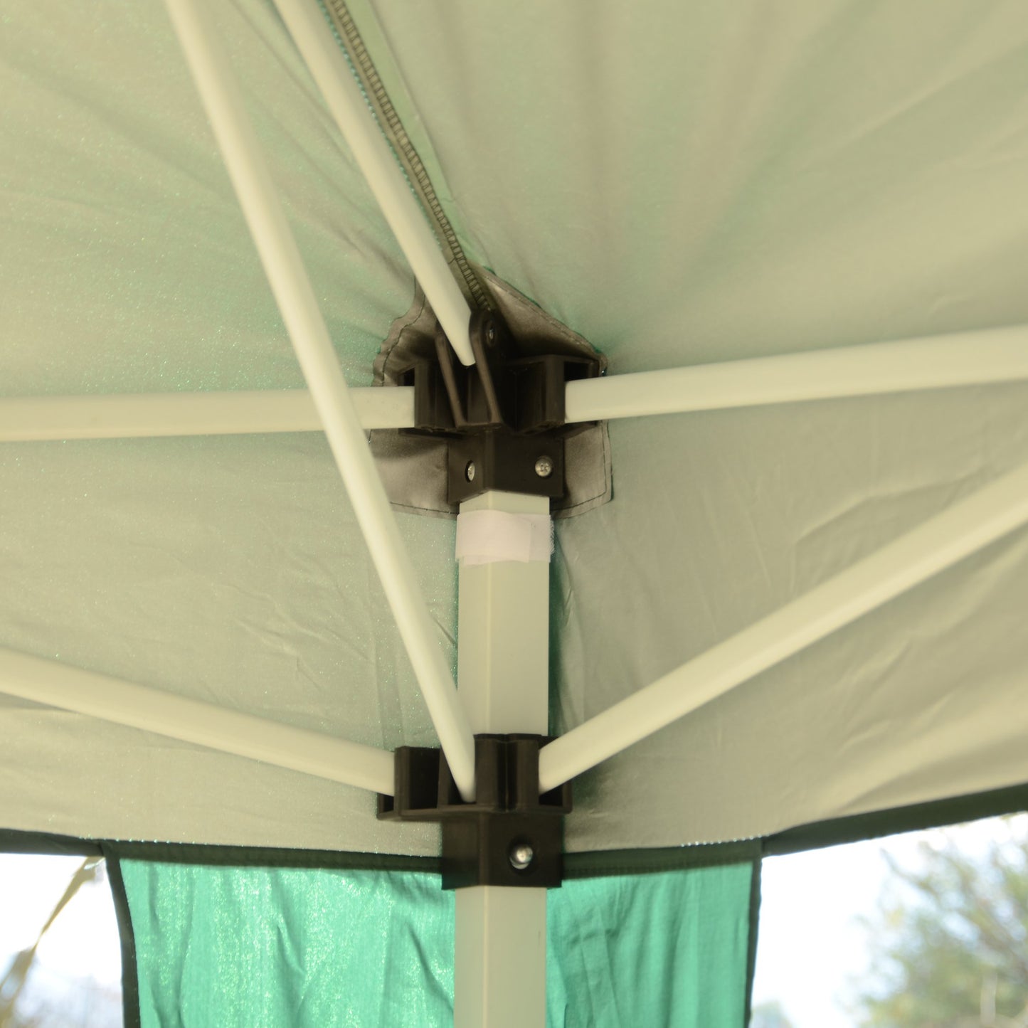 Outsunny Pop Up Gazebo Marquee, size(3m x 3m)-Green