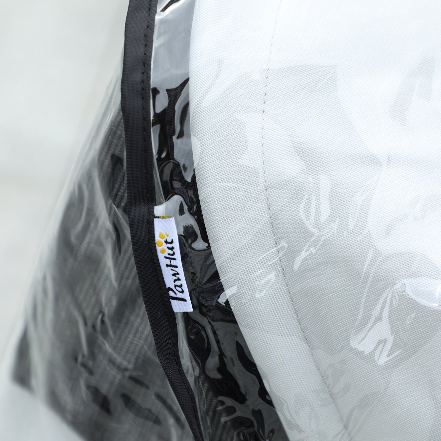 PawHut Dog Stroller Rain Cover, with Rear Entry