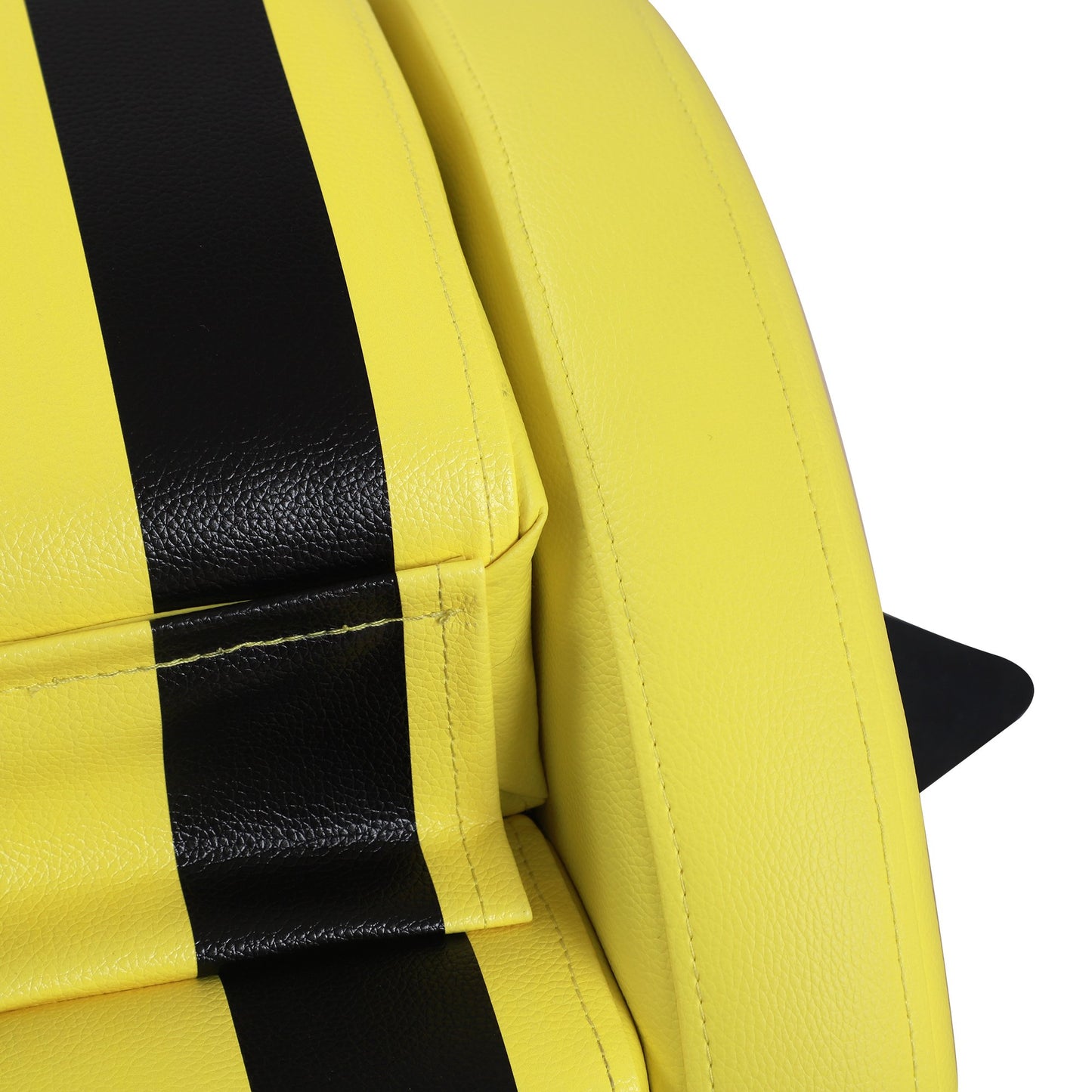 HOMCOM Kids PVC Upholstered Bumble Bee Armchair Yellow/Black