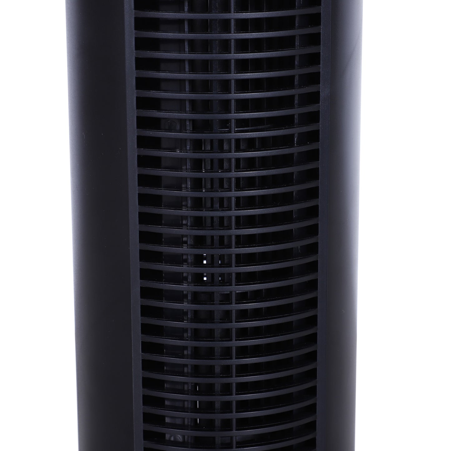 HOMCOM ABS Oscillating 3-Speed Settings Tower Fan w/ Remote Control Black